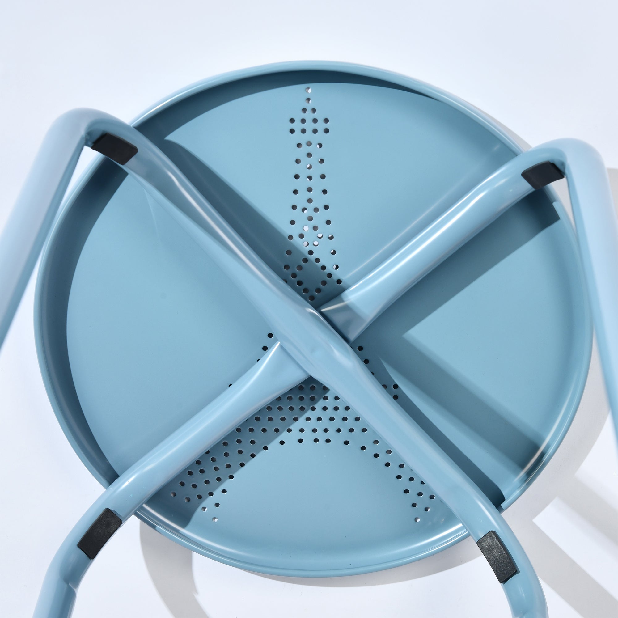 Lemoneiffel Modern Metal Stackable Stool-HOMY CASA