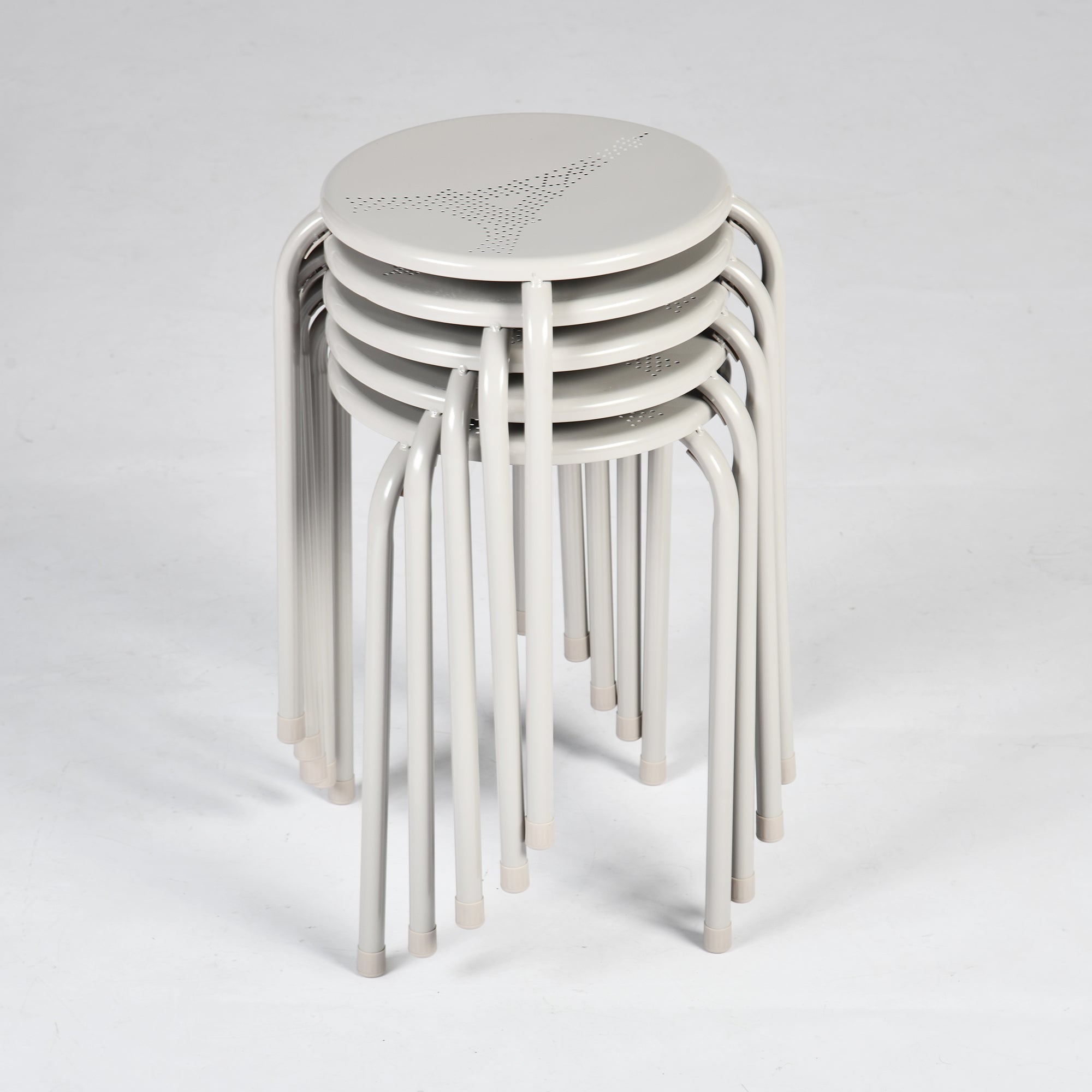 Lemoneiffel Modern Metal Stackable Stool-HOMY CASA