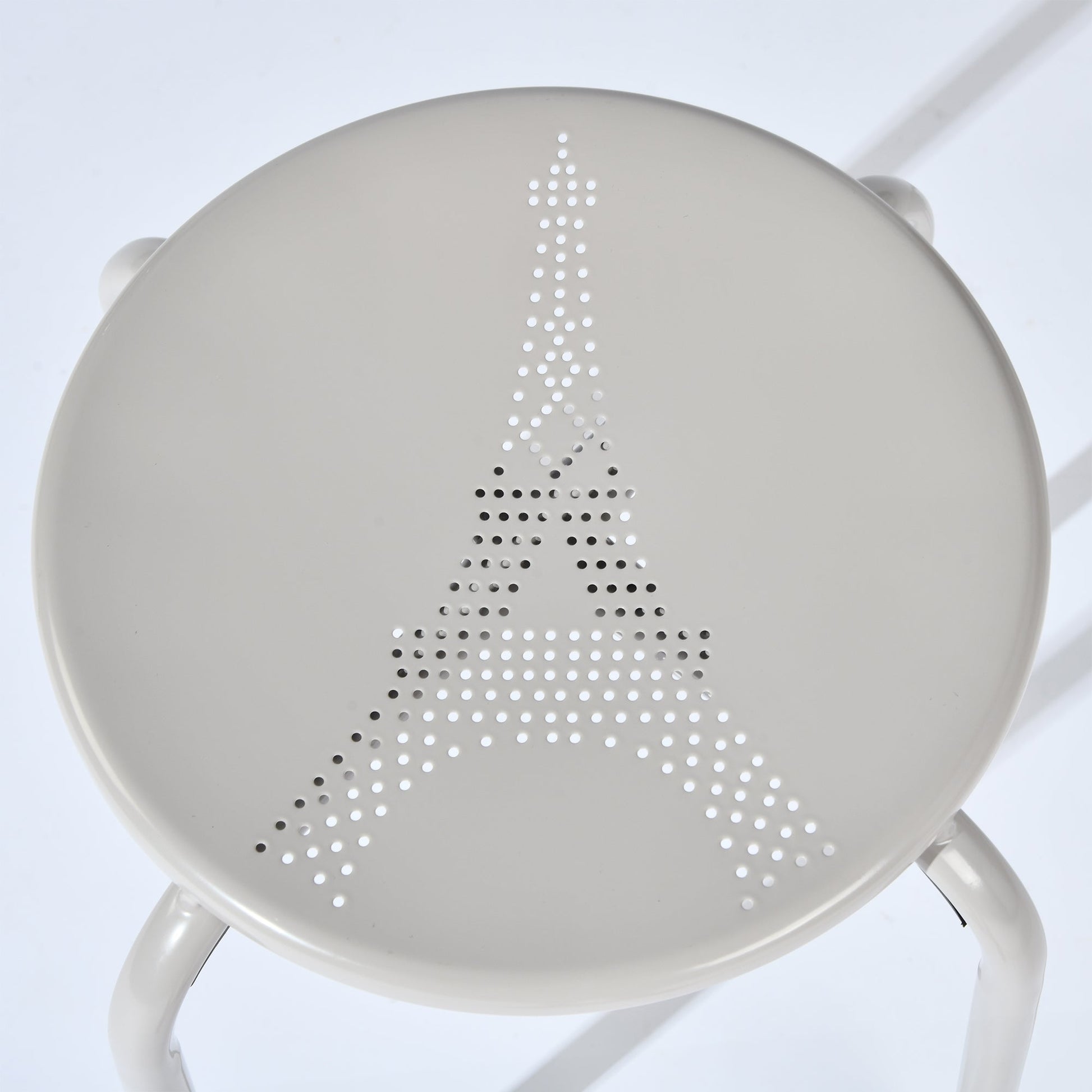 Lemoneiffel Modern Metal Stackable Stool-HOMY CASA