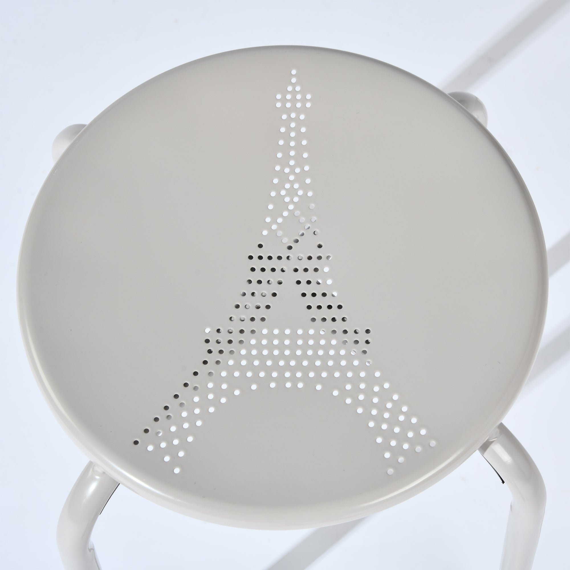Lemoneiffel Modern Metal Stackable Stool-HOMY CASA