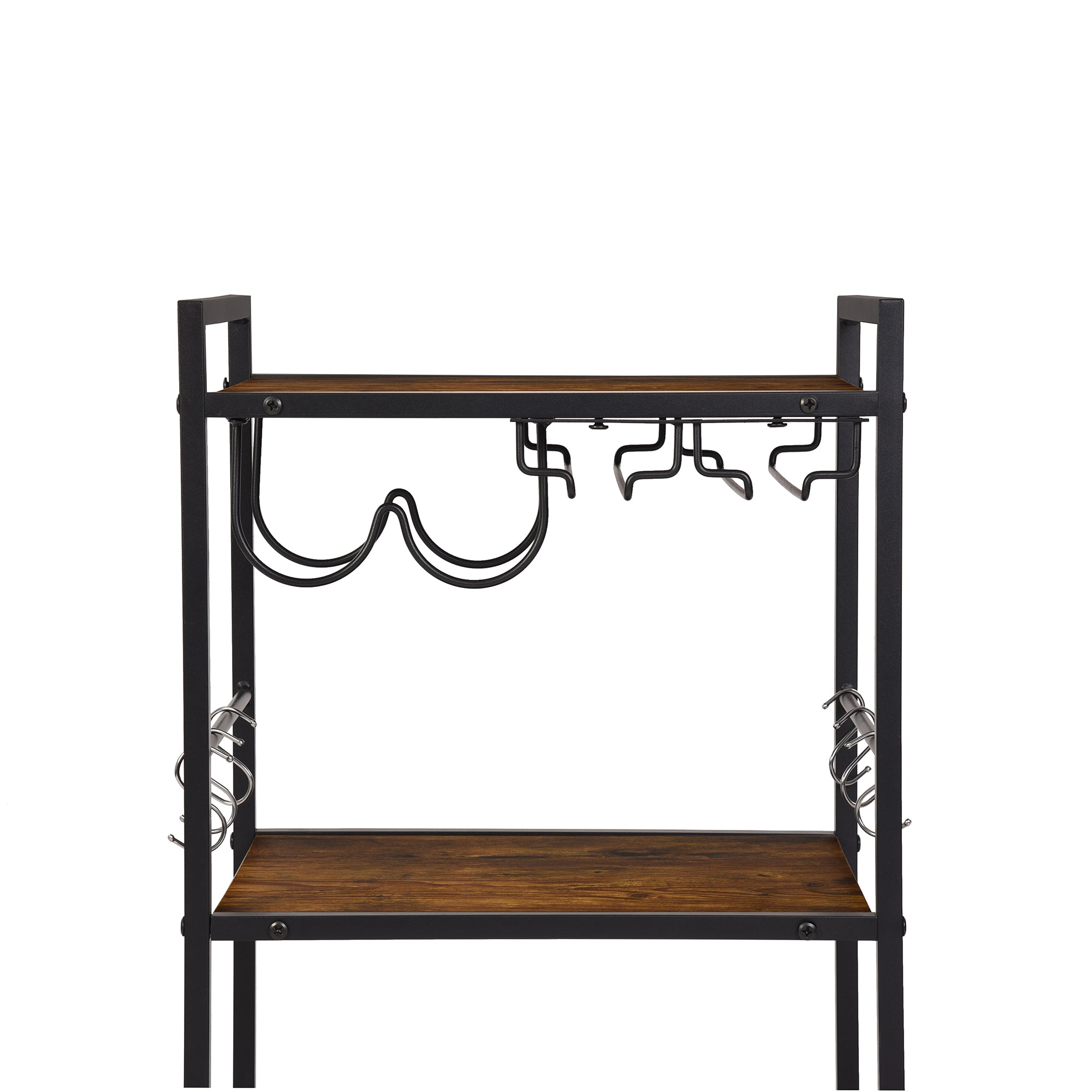 Homy Casa Loki Kitchen Cart - Rolling Storage Cart with Drawer & Shelf