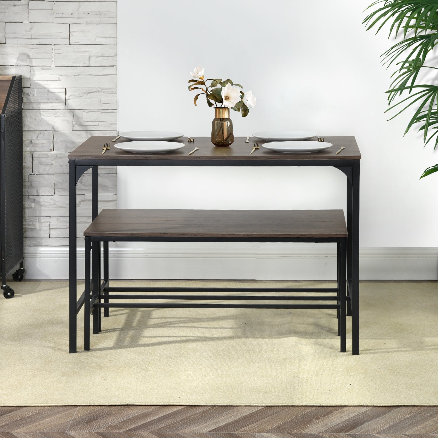 Lomaner Small Space Kitchen Dining Table Set