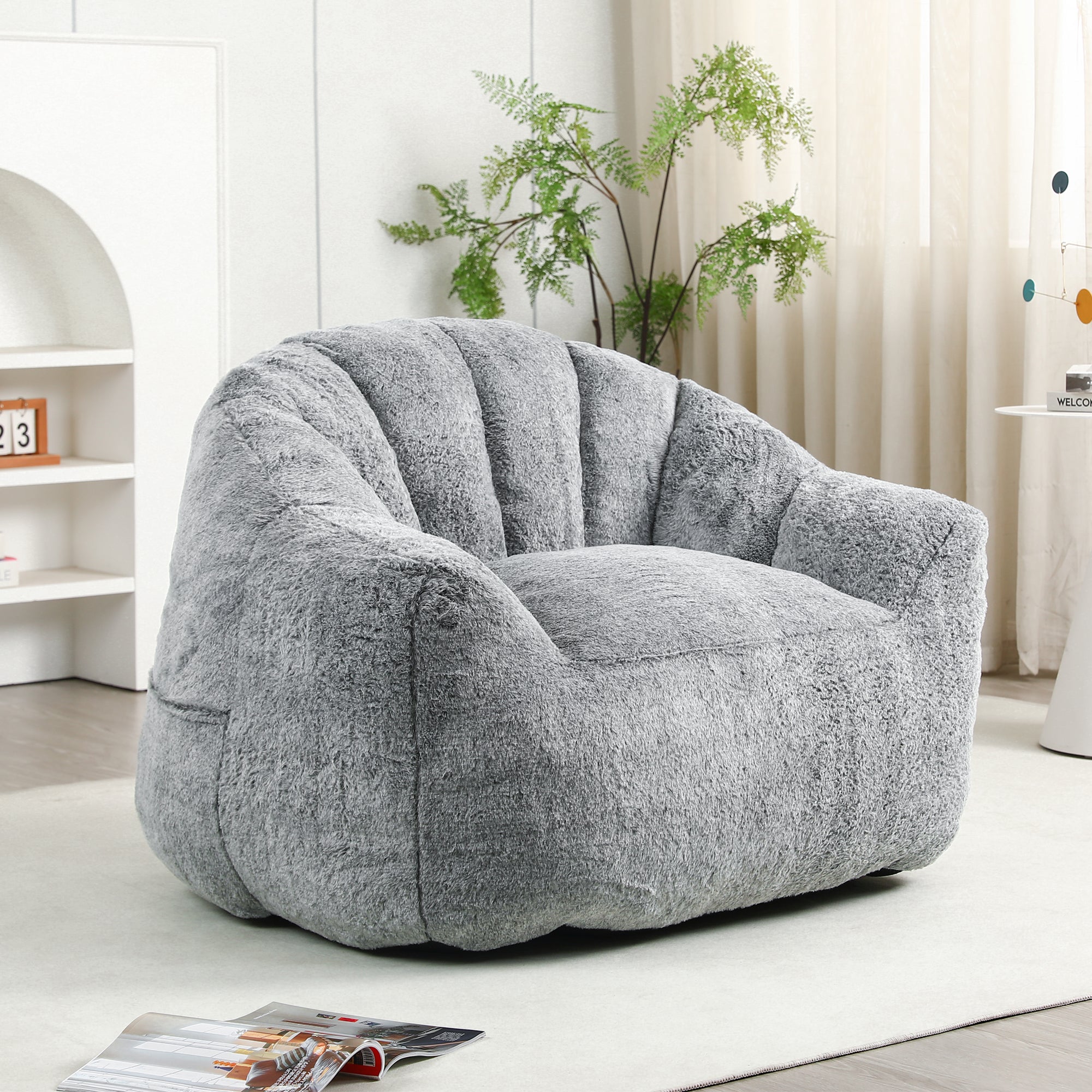 Homy Casa Glacier Bean Bag Sofa Chair