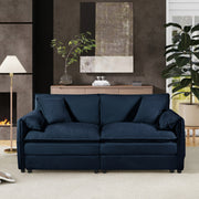 Chicago 76" Chenille Oversized 2-Seater Loveseat Sofa