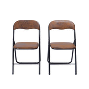metal frame folding dining chair set-easy assembly-2pc 4pc or 6pc options-durable and space-saving design-ideal for indoor or outdoor use