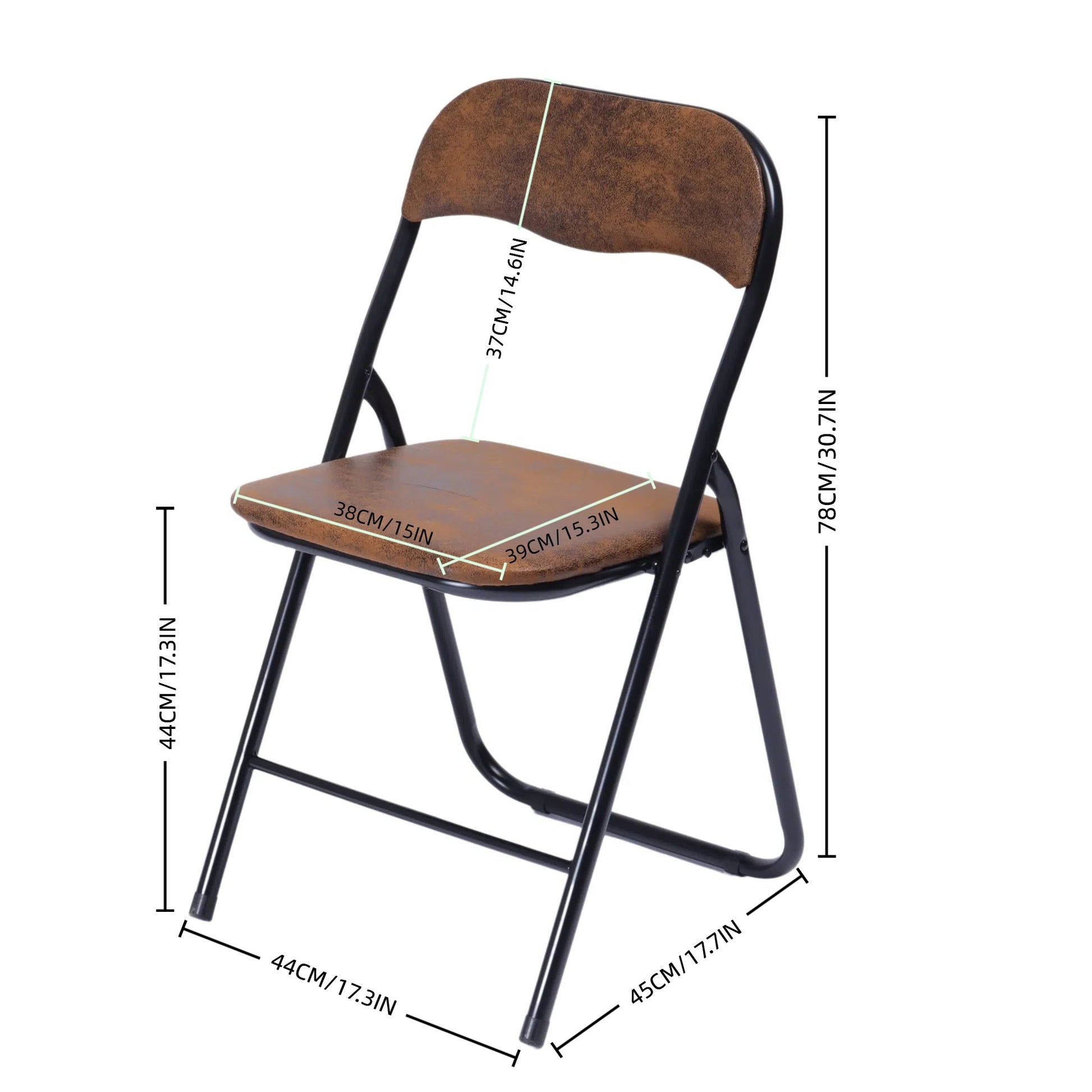 metal frame folding dining chair set-easy assembly-2pc 4pc or 6pc options-durable and space-saving design-ideal for indoor or outdoor use