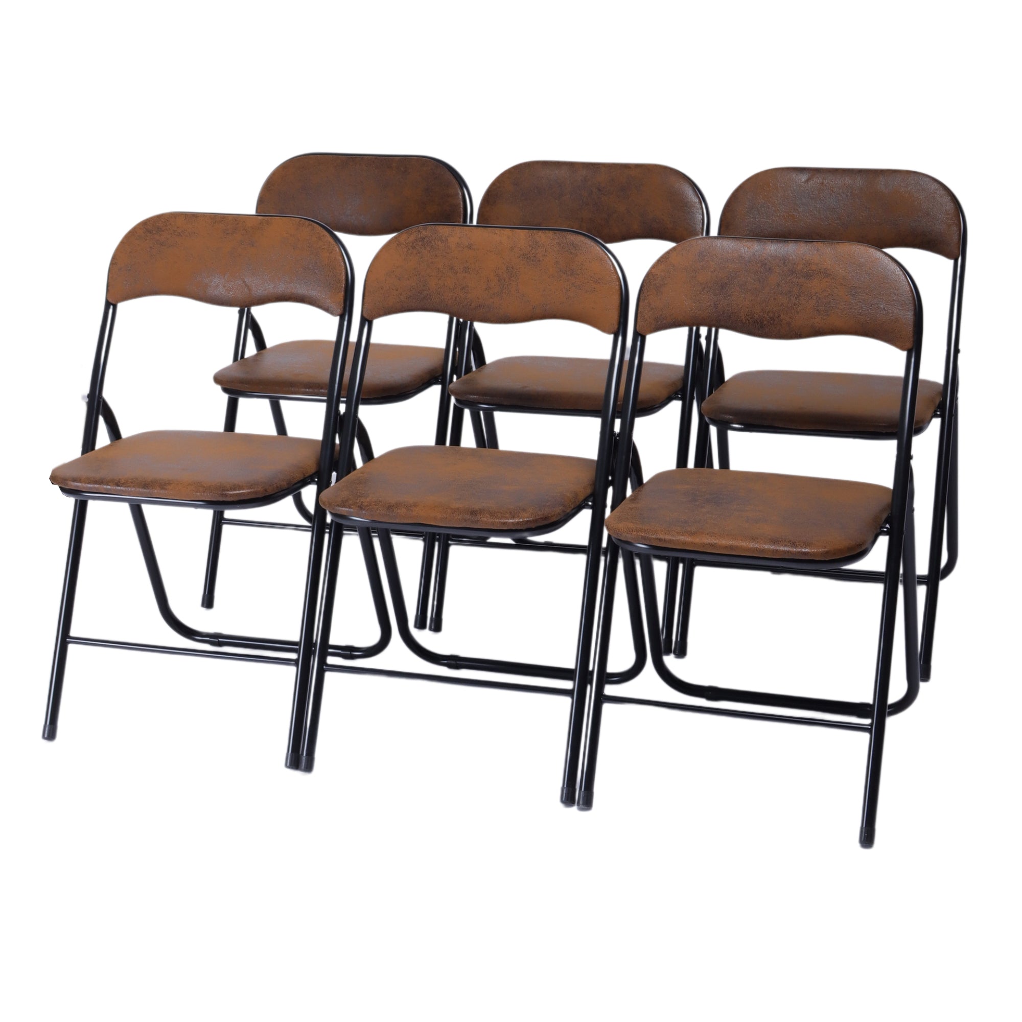 metal frame folding dining chair set-easy assembly-2pc 4pc or 6pc options-durable and space-saving design-ideal for indoor or outdoor use