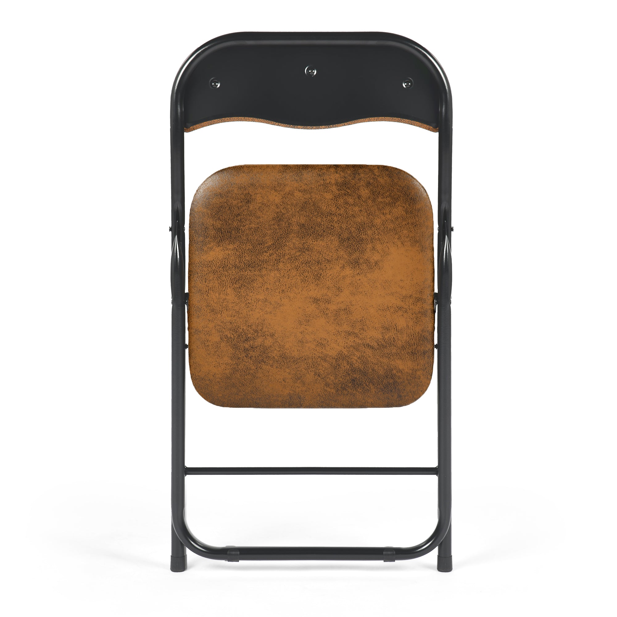 Homy Casa MALIBU SUEDE BROWN Folding Chair Versatile Seating Solution