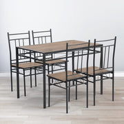 Marbury Wood Kitchen & Dining Table Set