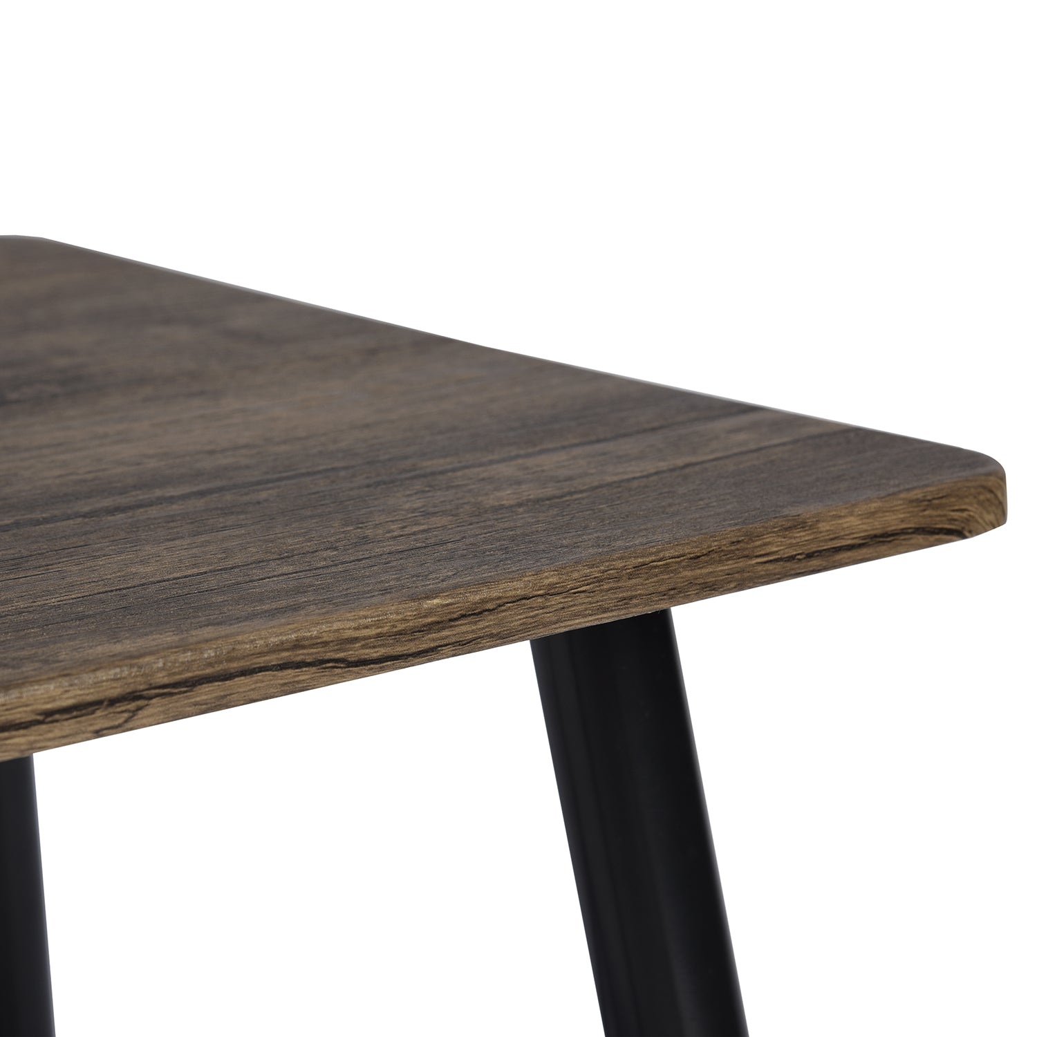Homy Casa Maui 20“ Side Table Square End Table with Storage Shelf Open Box