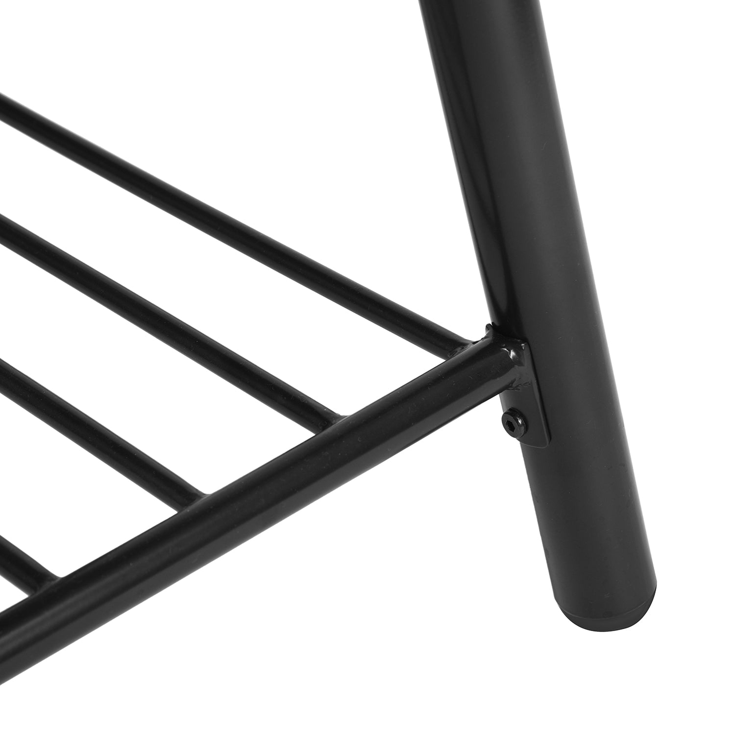 Homy Casa Maui 20“ Side Table Square End Table with Storage Shelf Open Box