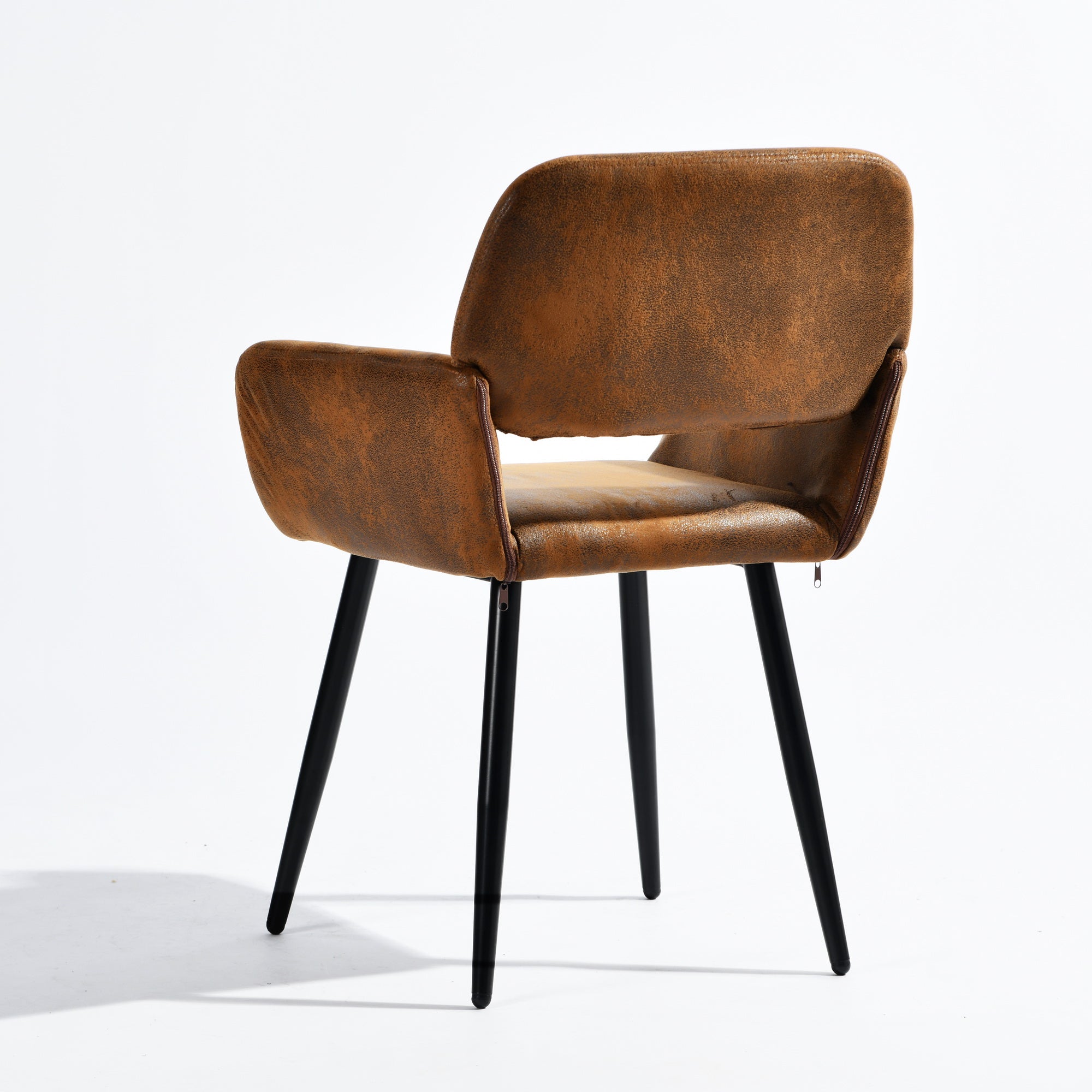 Homy Casa Mayfair  Set of 2 Fabric Dining Chairs with Armrest