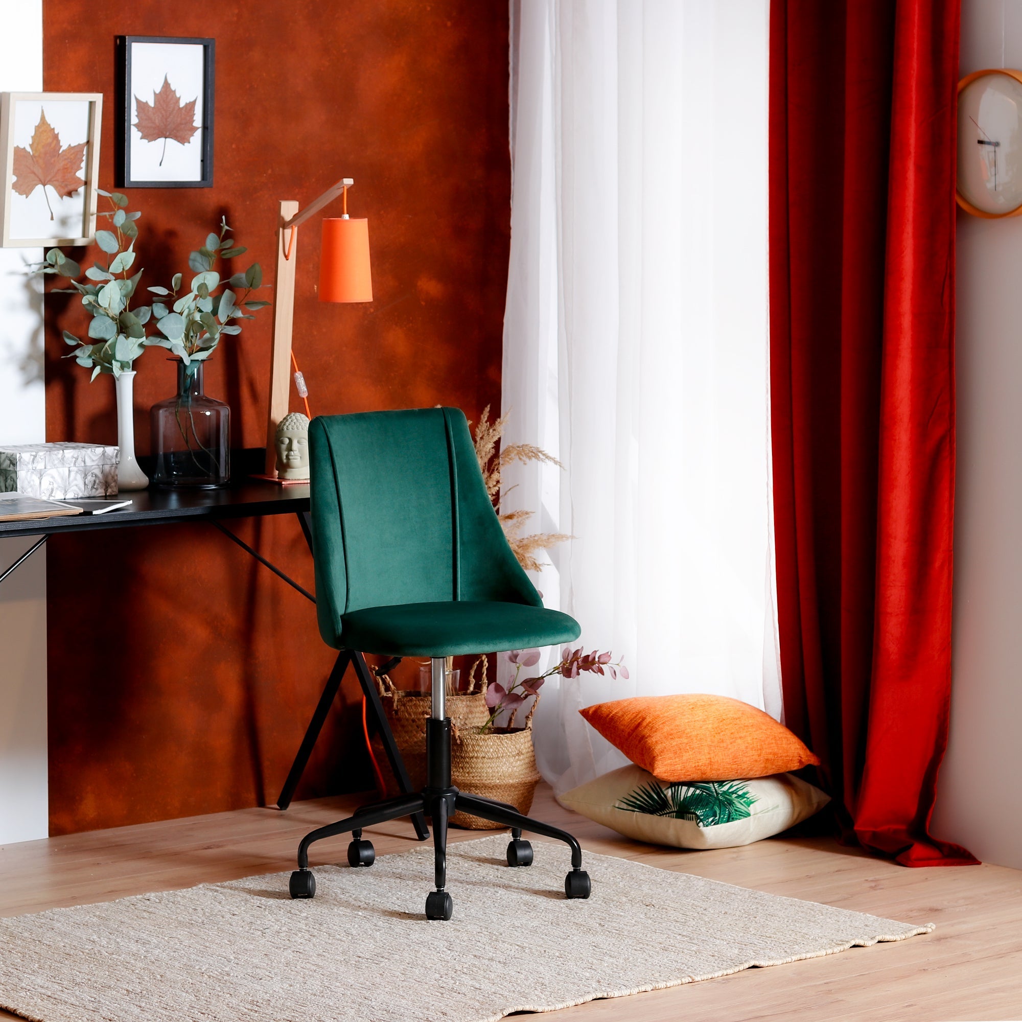 CIAN Modern Velvet Task Chair- HomyCasa - HomyCasa