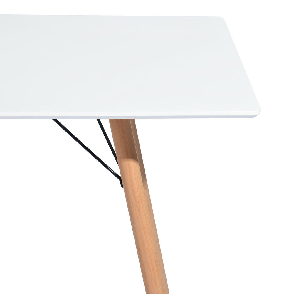 Homy Casa MICK SQUARE 47.2" Dining Table for Home and Workspace Open Box