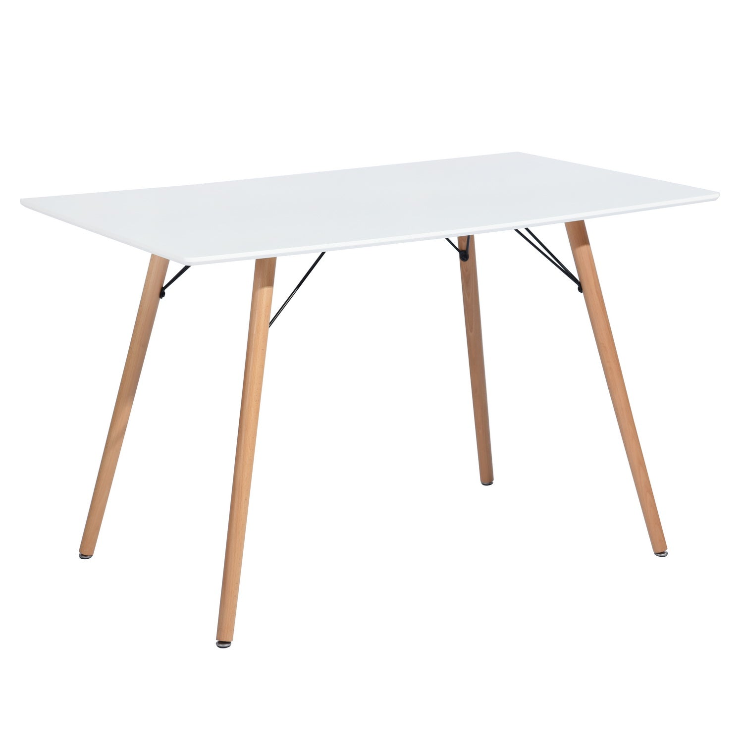 Homy Casa MICK SQUARE 47.2" Dining Table for Home and Workspace Open Box