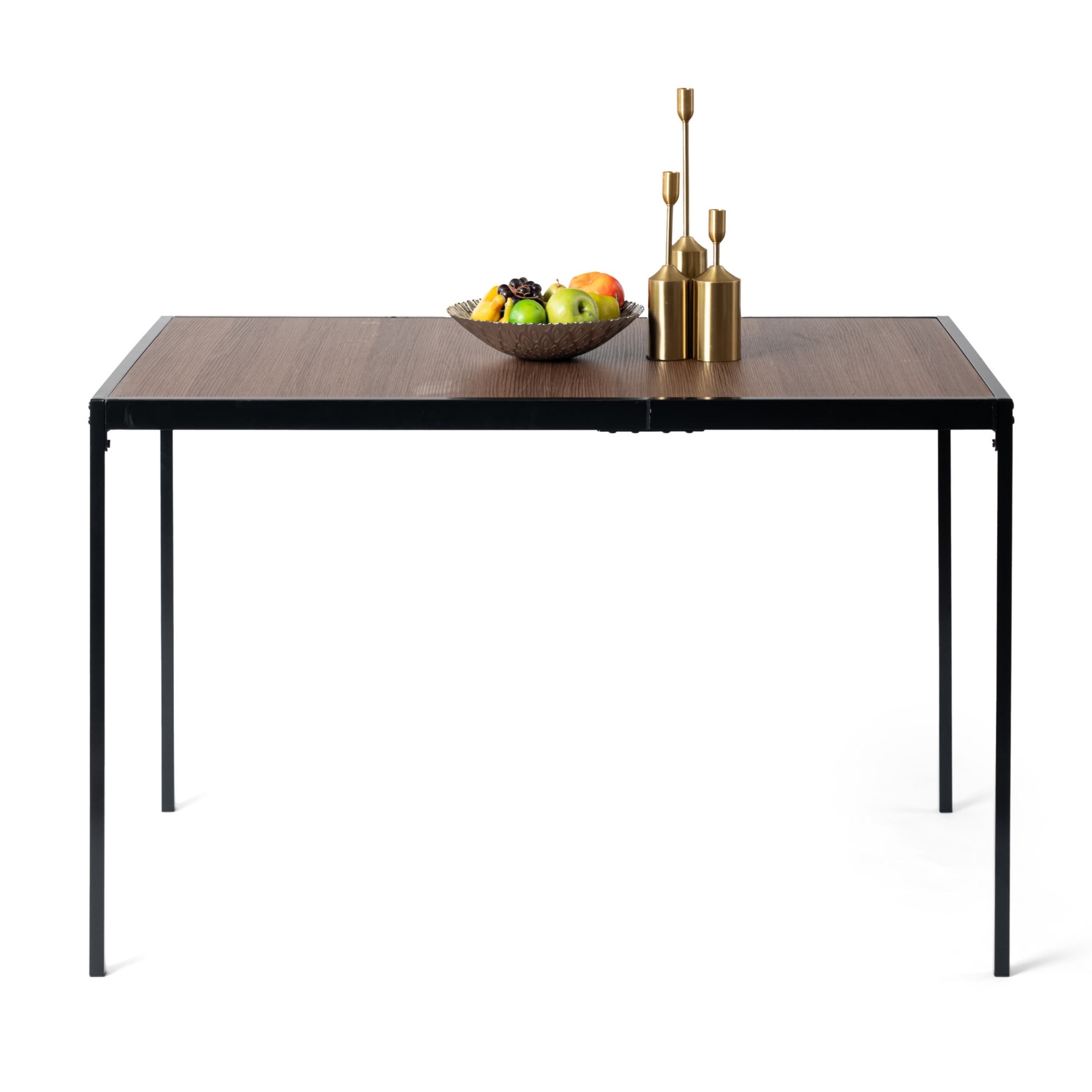 Homy Casa Milliken 47.2" Espresso Rectangluar Bistro Dining Table Writing Desk