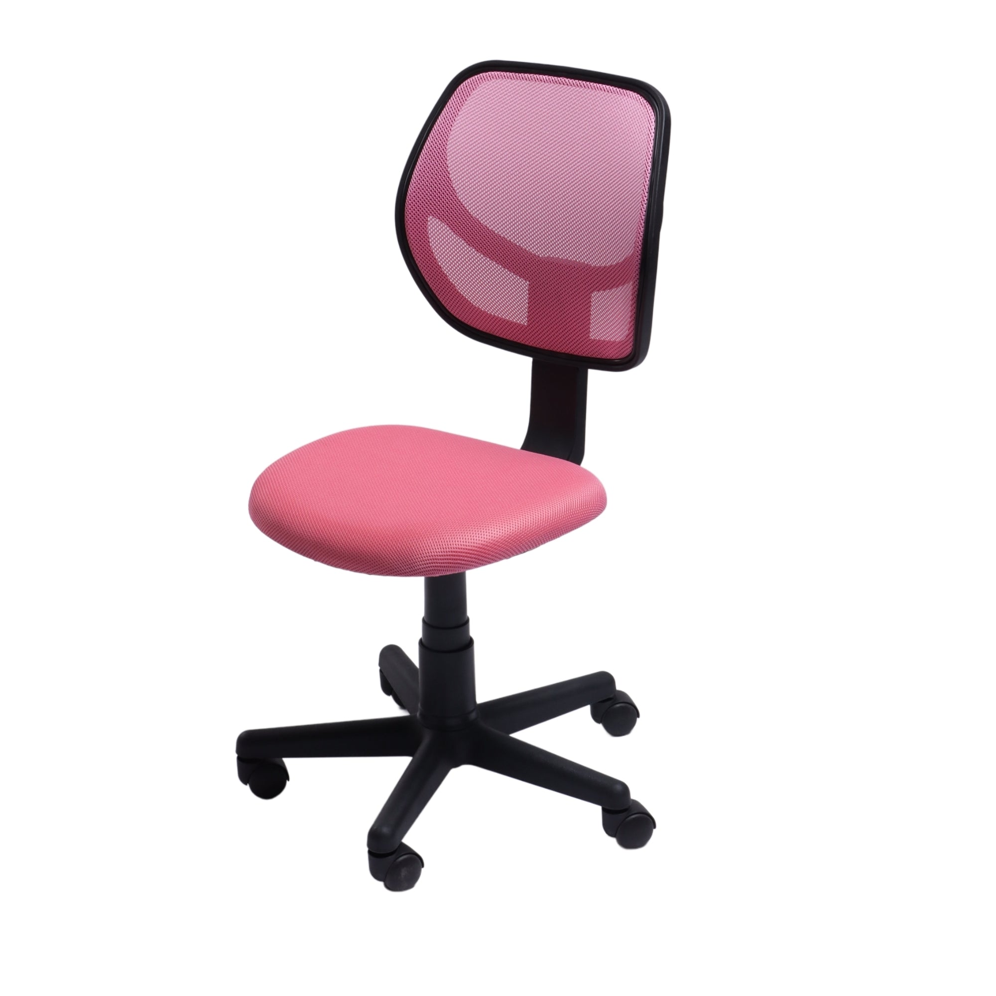 Homy Casa Moria Mesh Office Chair – Modern Mesh Desk Chair, Pink