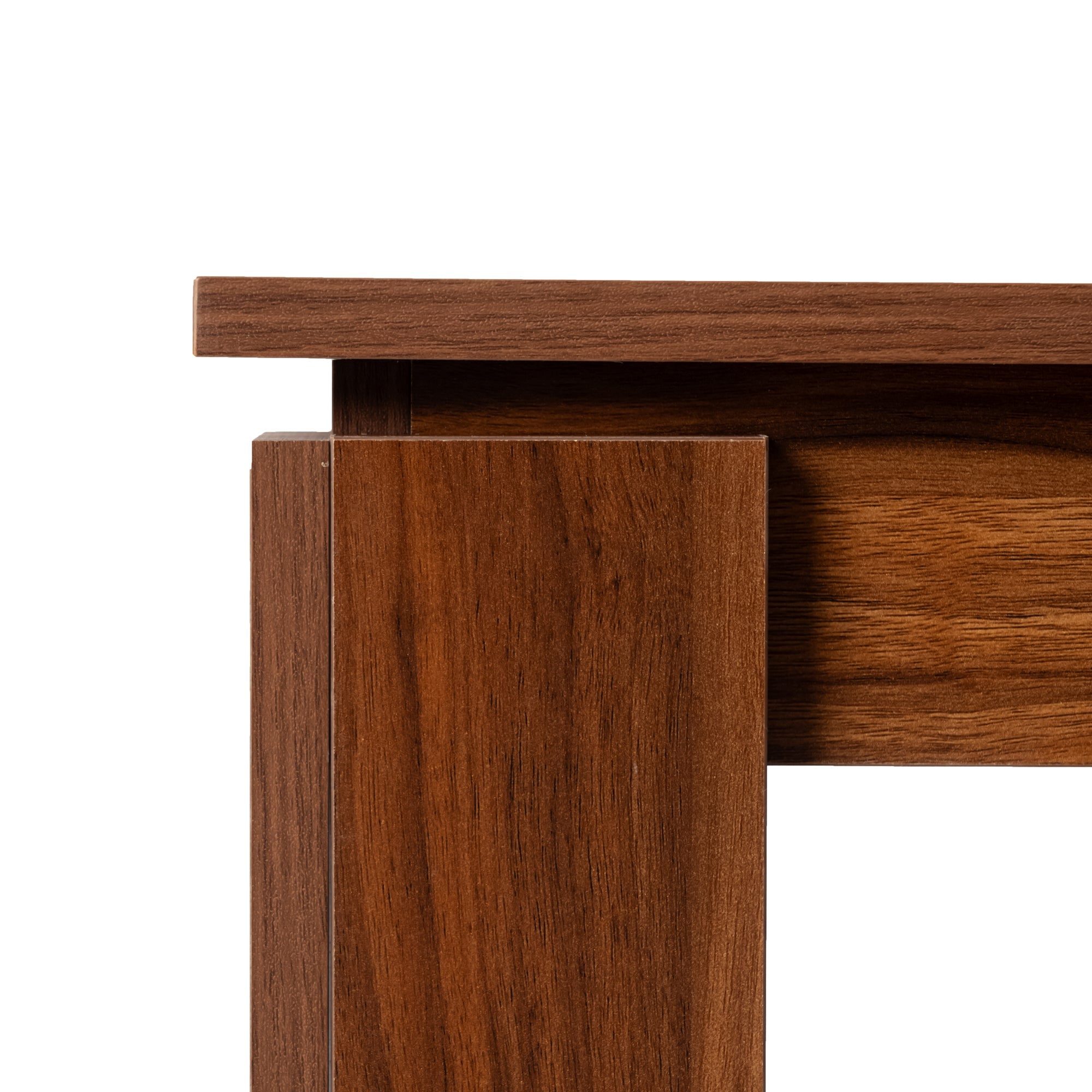 Homy Casa MUSK 47.2” Brown Dining Table Open Box