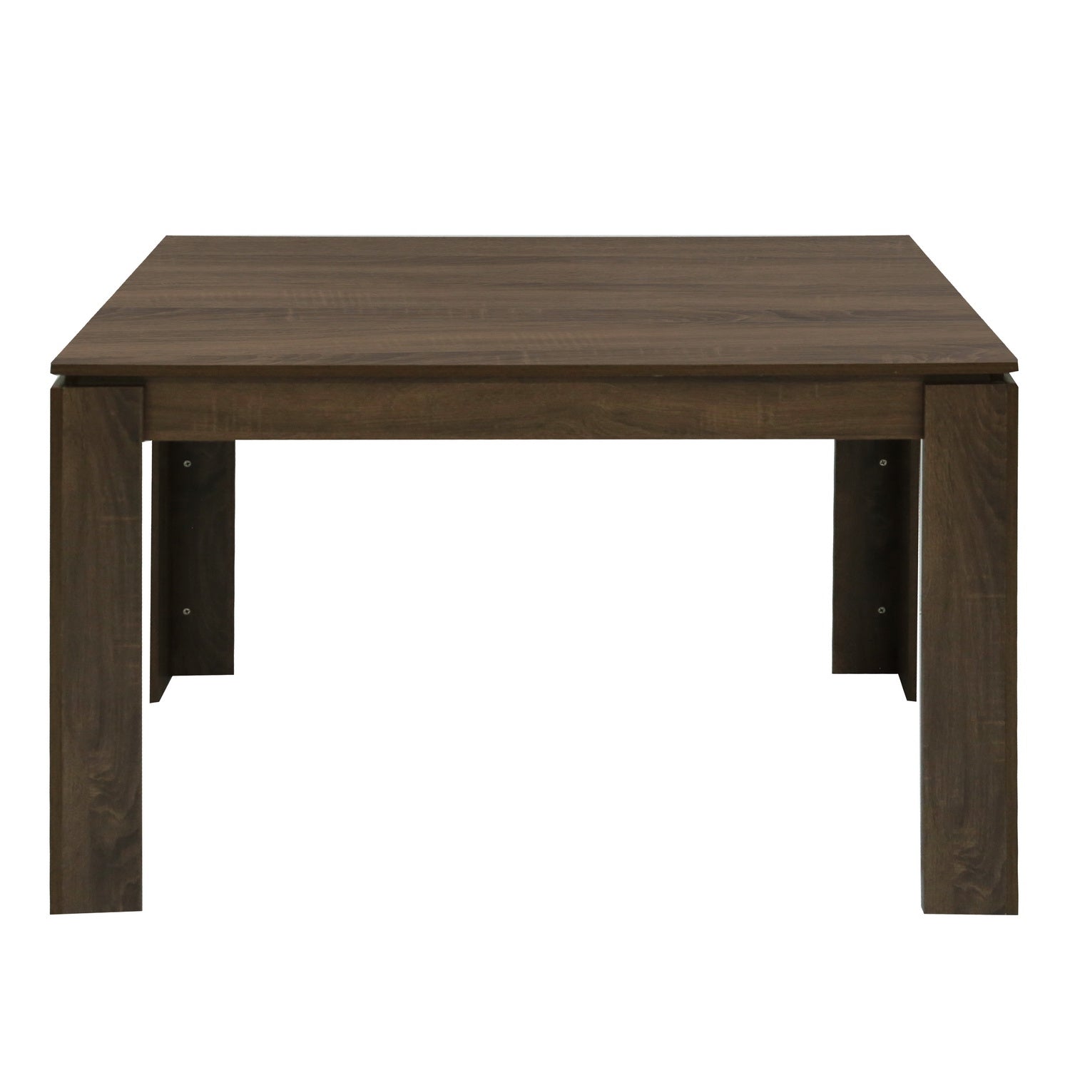 Homy Casa MUSK 120 BROWN CP1 Dining Table "47.2" Modern Table for Dining Room, Office, or Apartment
