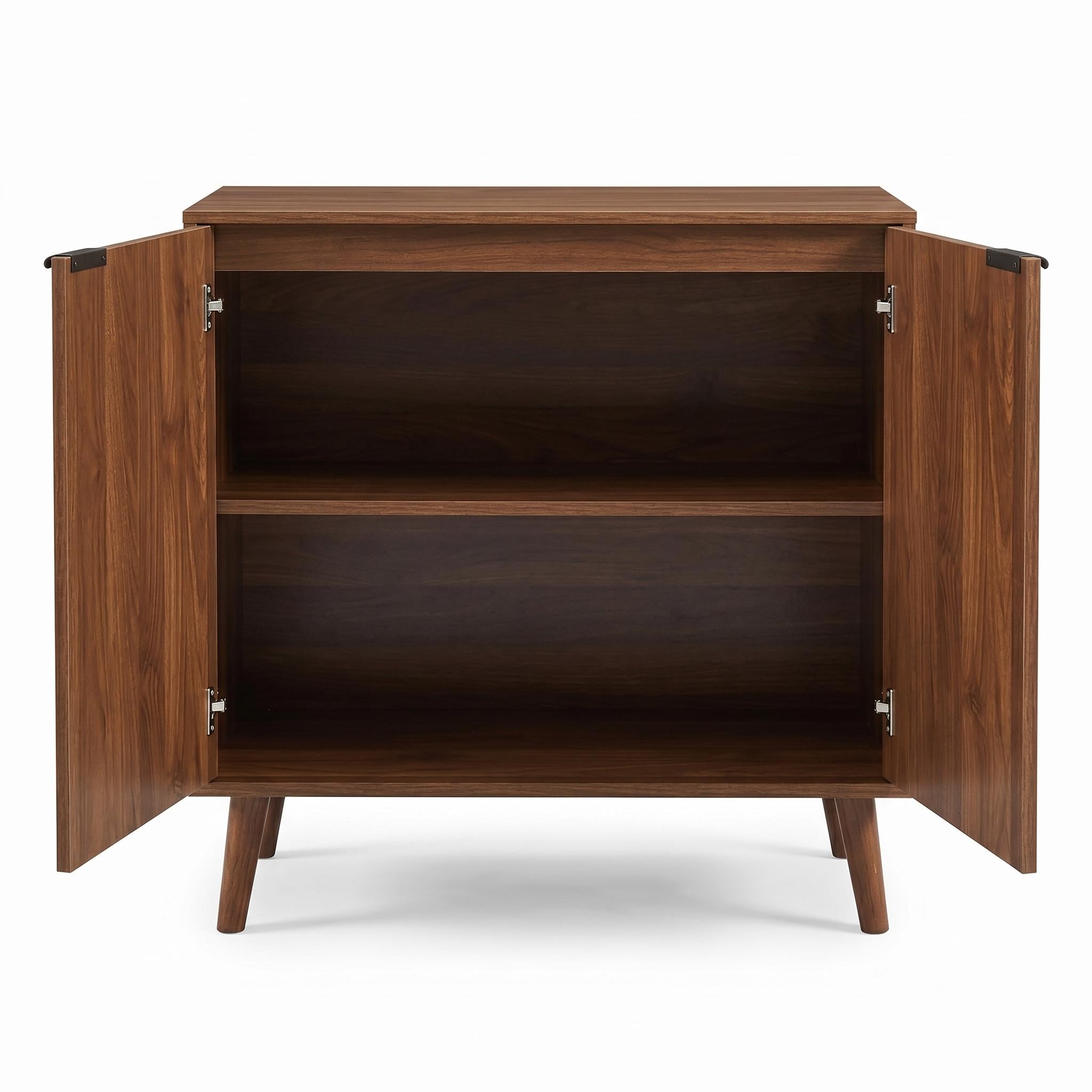 Maple 31.5" Mid-Century Modern Sideboard Buffet Storage Cabinet