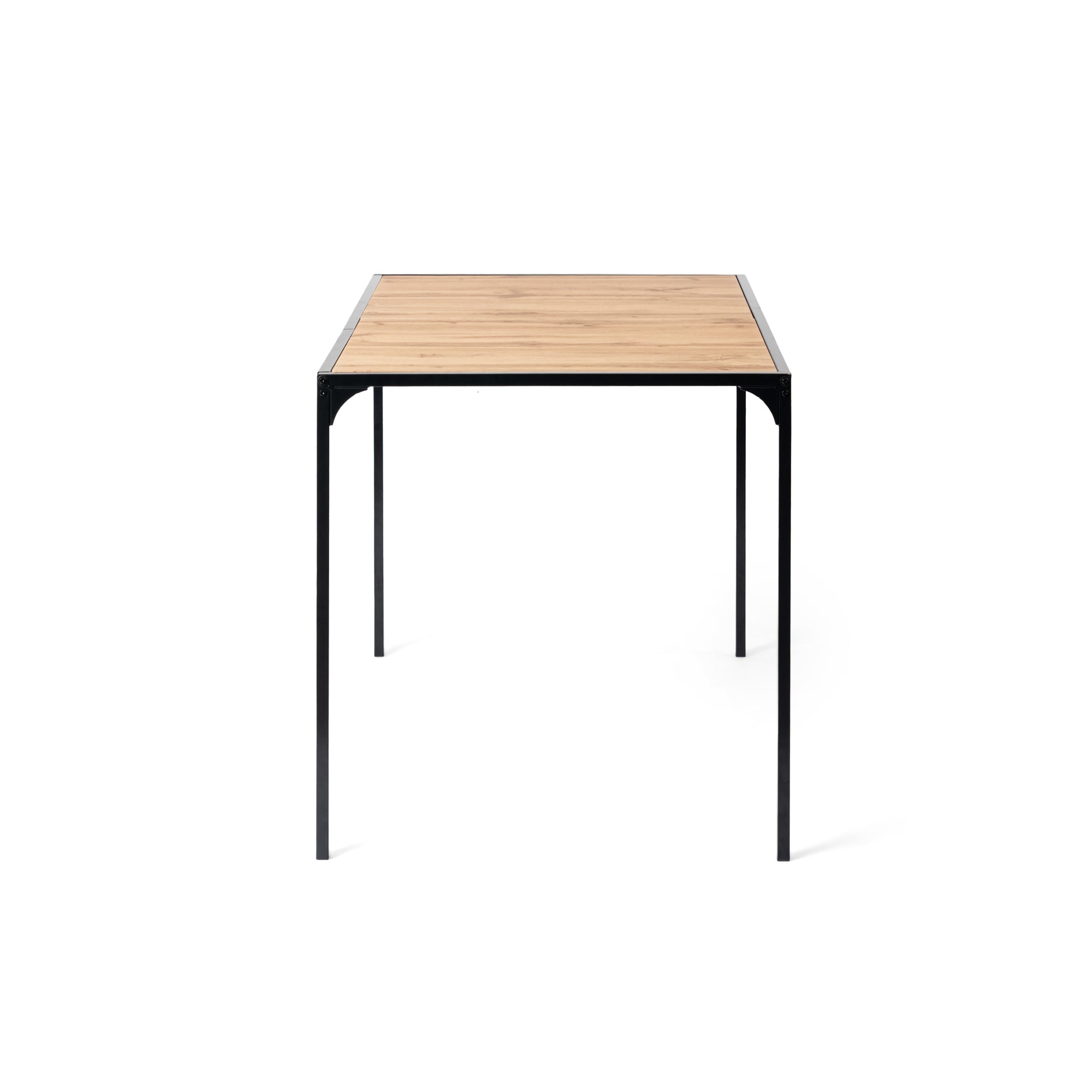 Homy Casa Milliken 5 Piece Dining Table Set 47” Table with 4 Charlton Grey Terry Upholstered Chairs