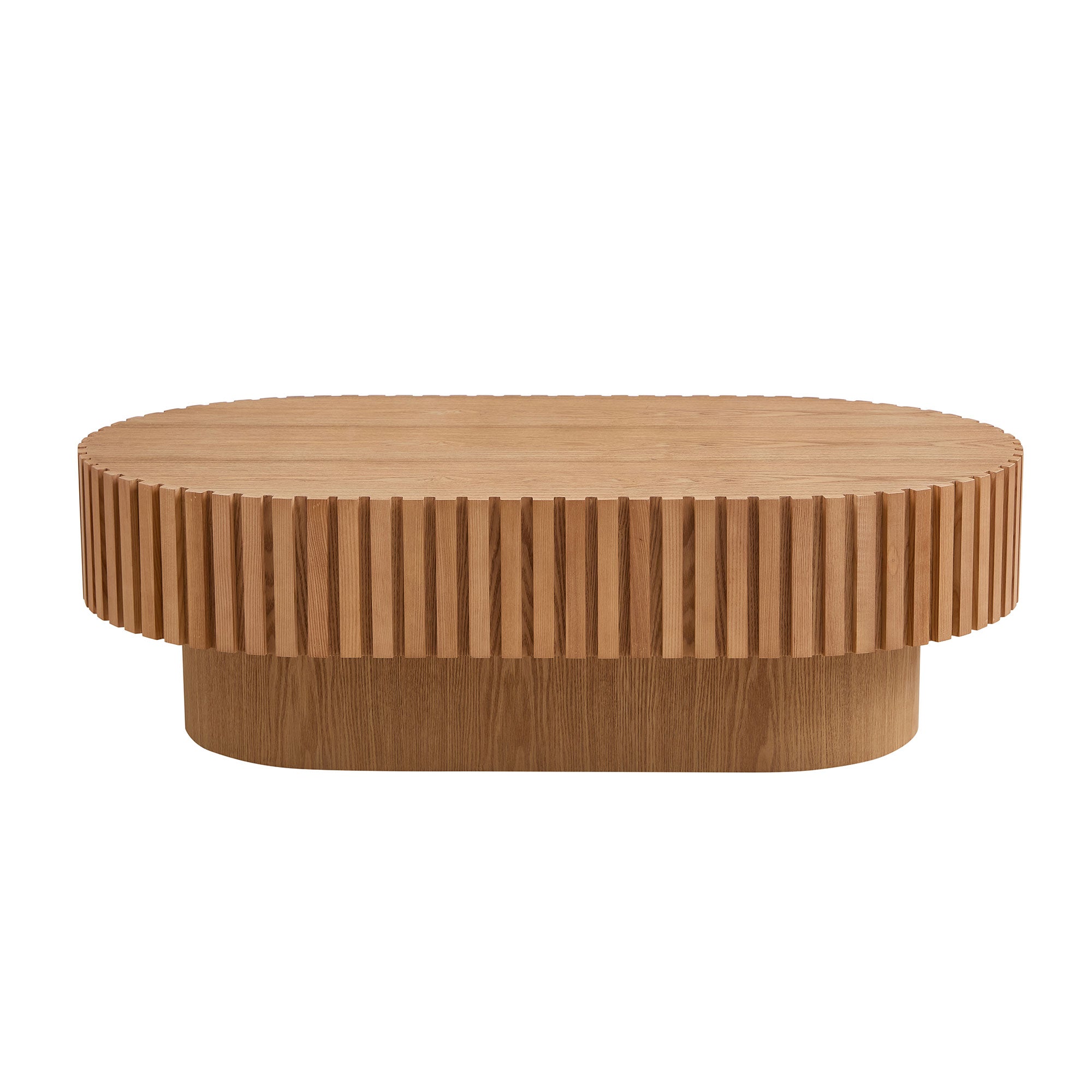 Modena 43.7" Oval Wooden Coffee Table