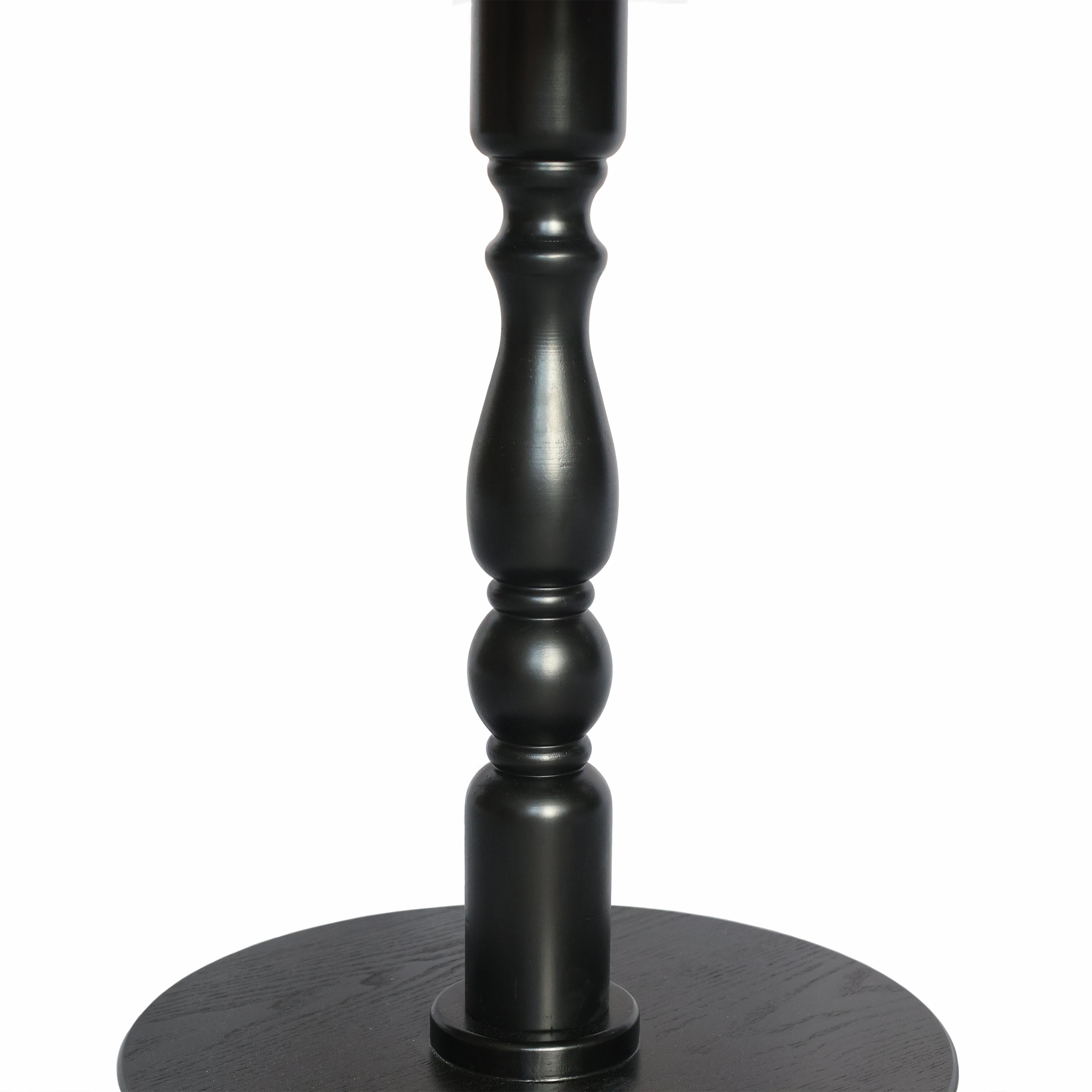 Monaco 23" Modern Wood Round Side Table