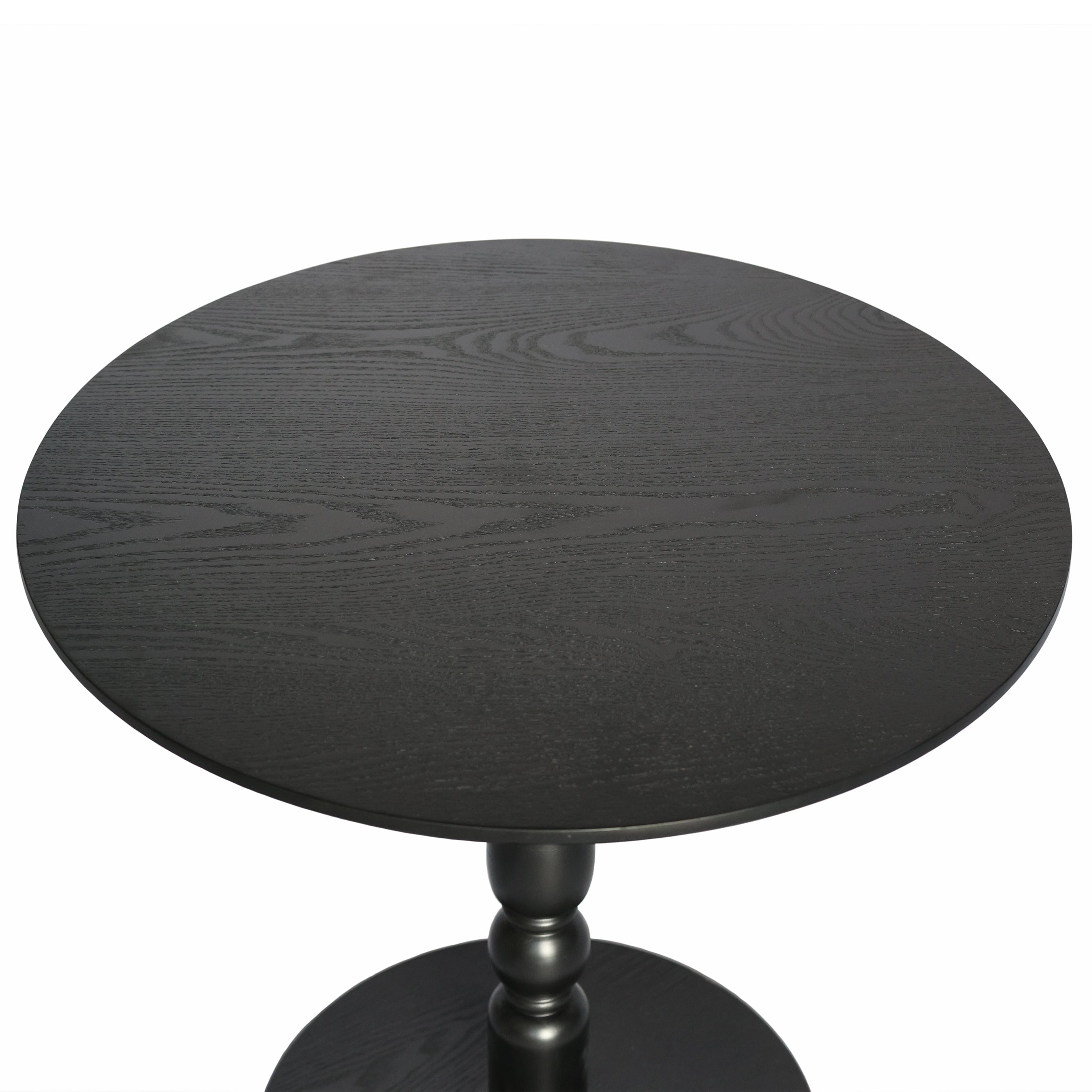 Monaco 23" Modern Wood Round Side Table
