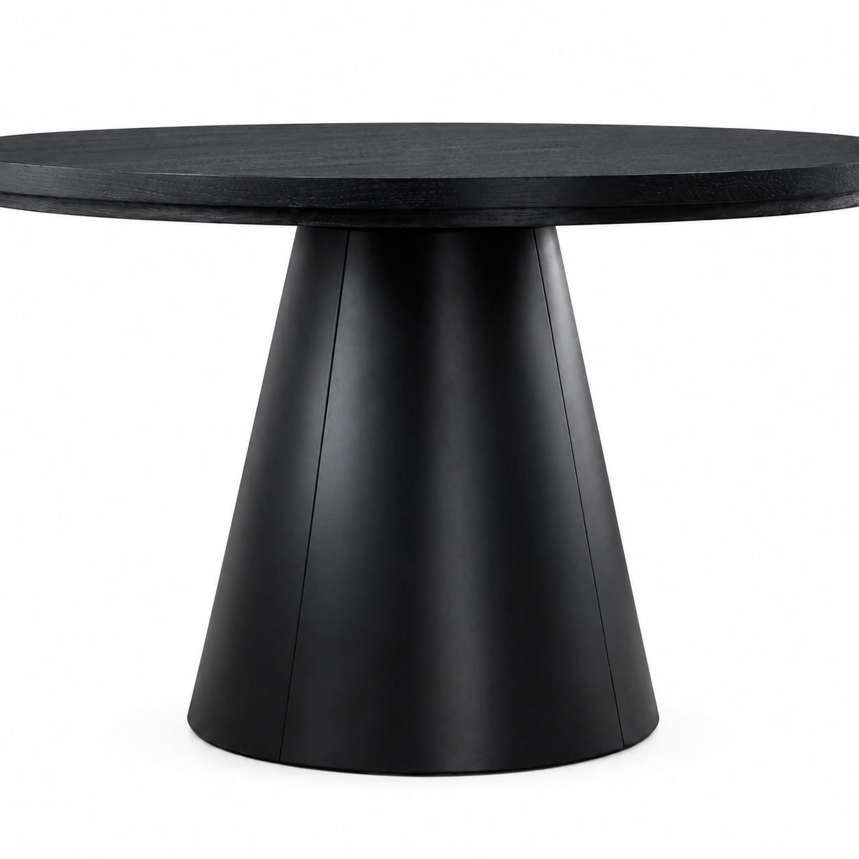 Montane 5-Piece Round Dining Table Set with Boucle Arched-Back Chairs