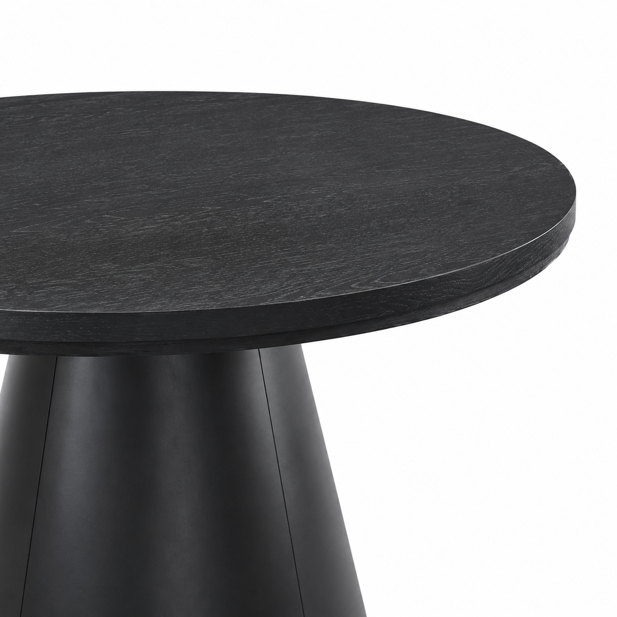Montane 5-Piece Round Dining Table Set with Boucle Arched-Back Chairs