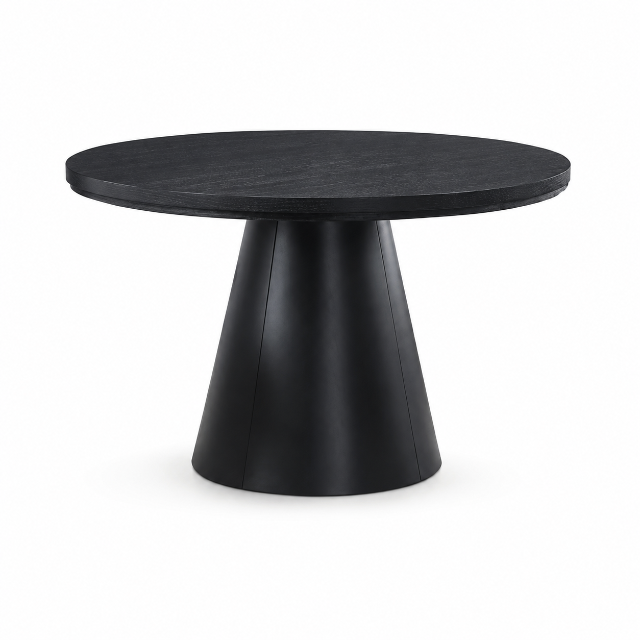 Montane 5-Piece Round Dining Table Set with Boucle Arched-Back Chairs