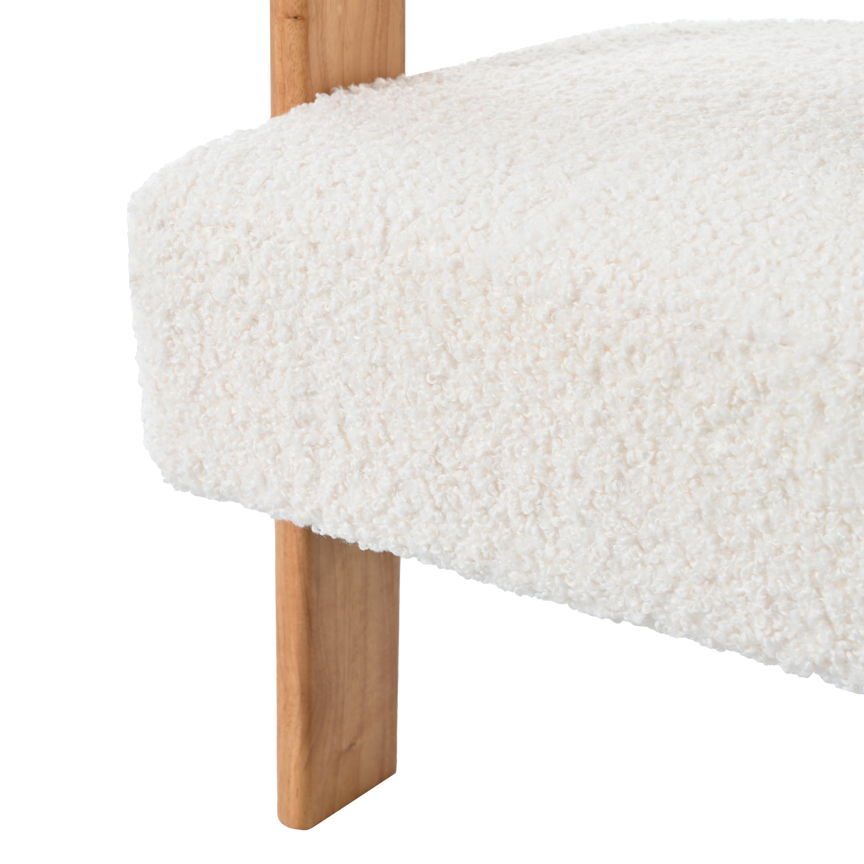 Zambezi Teddy Upholstered Modern Barrel Accent Chair