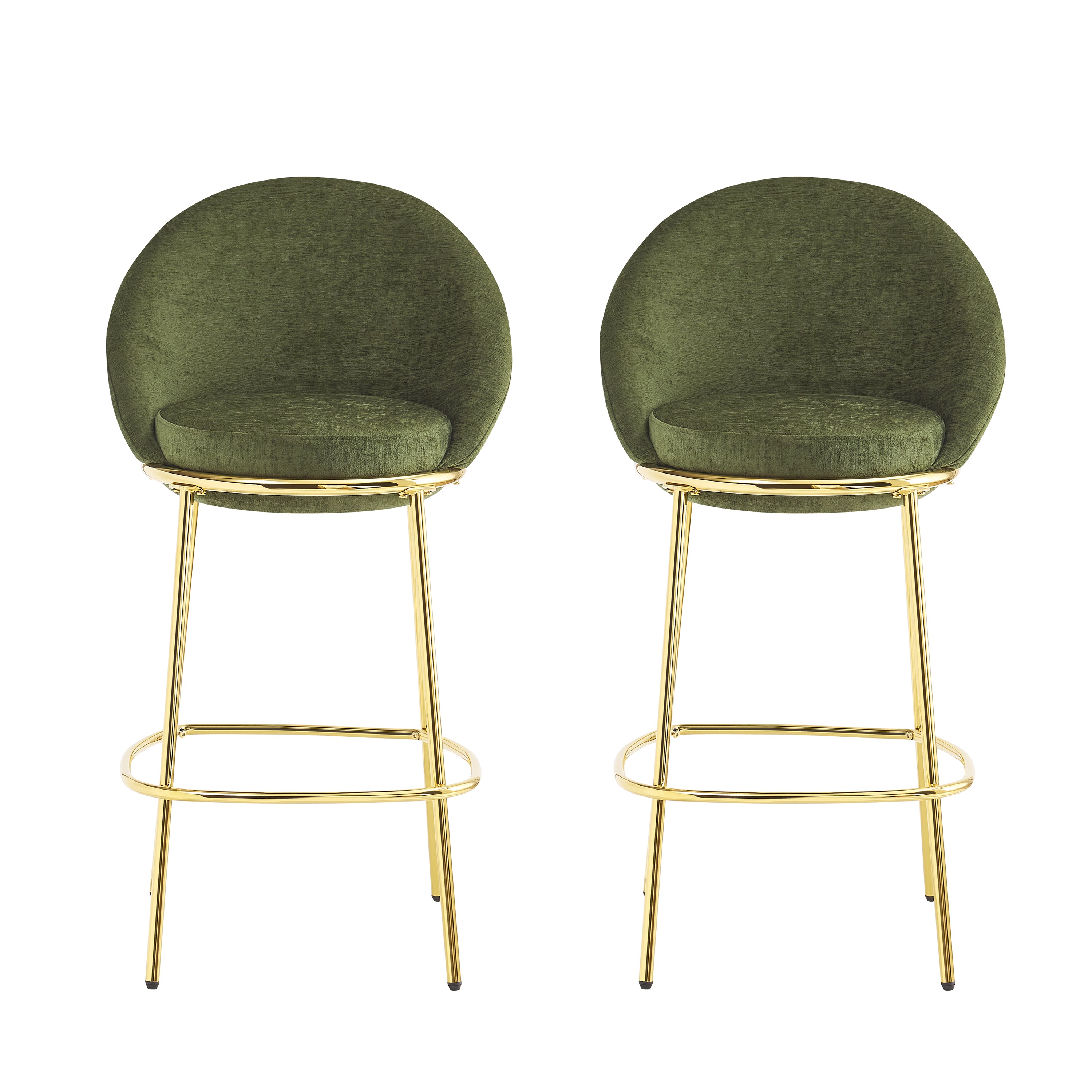 Yarra 30" Upholstered Bar Height Bar Stools Set of 2