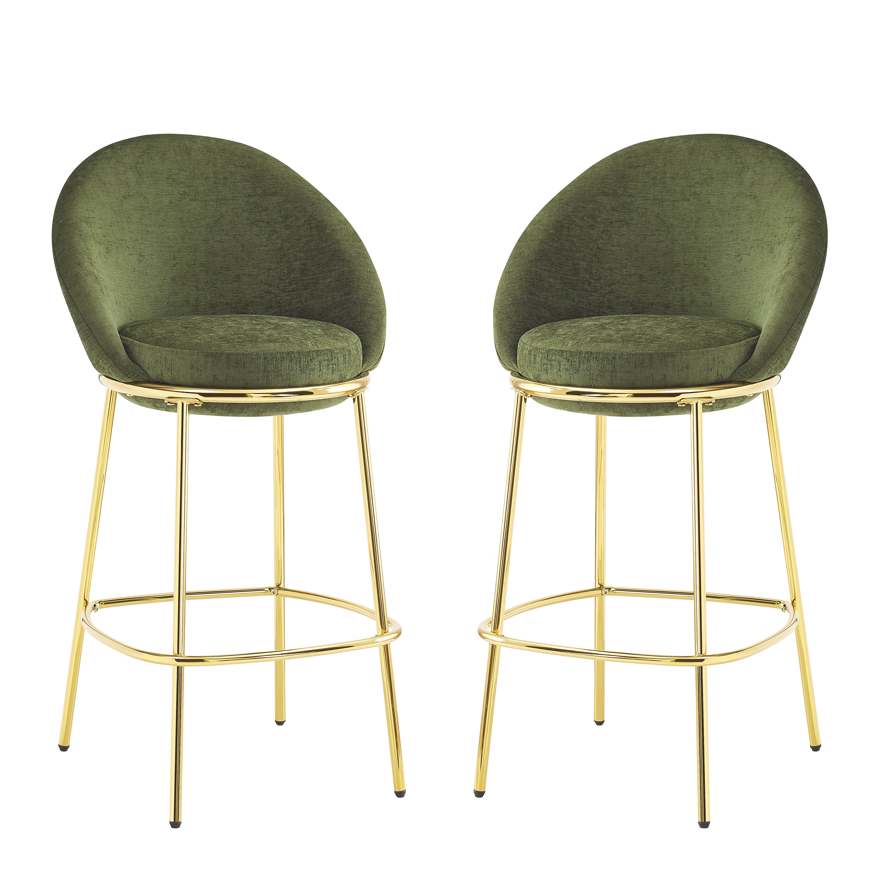 Yarra 30" Upholstered Bar Height Bar Stools Set of 2