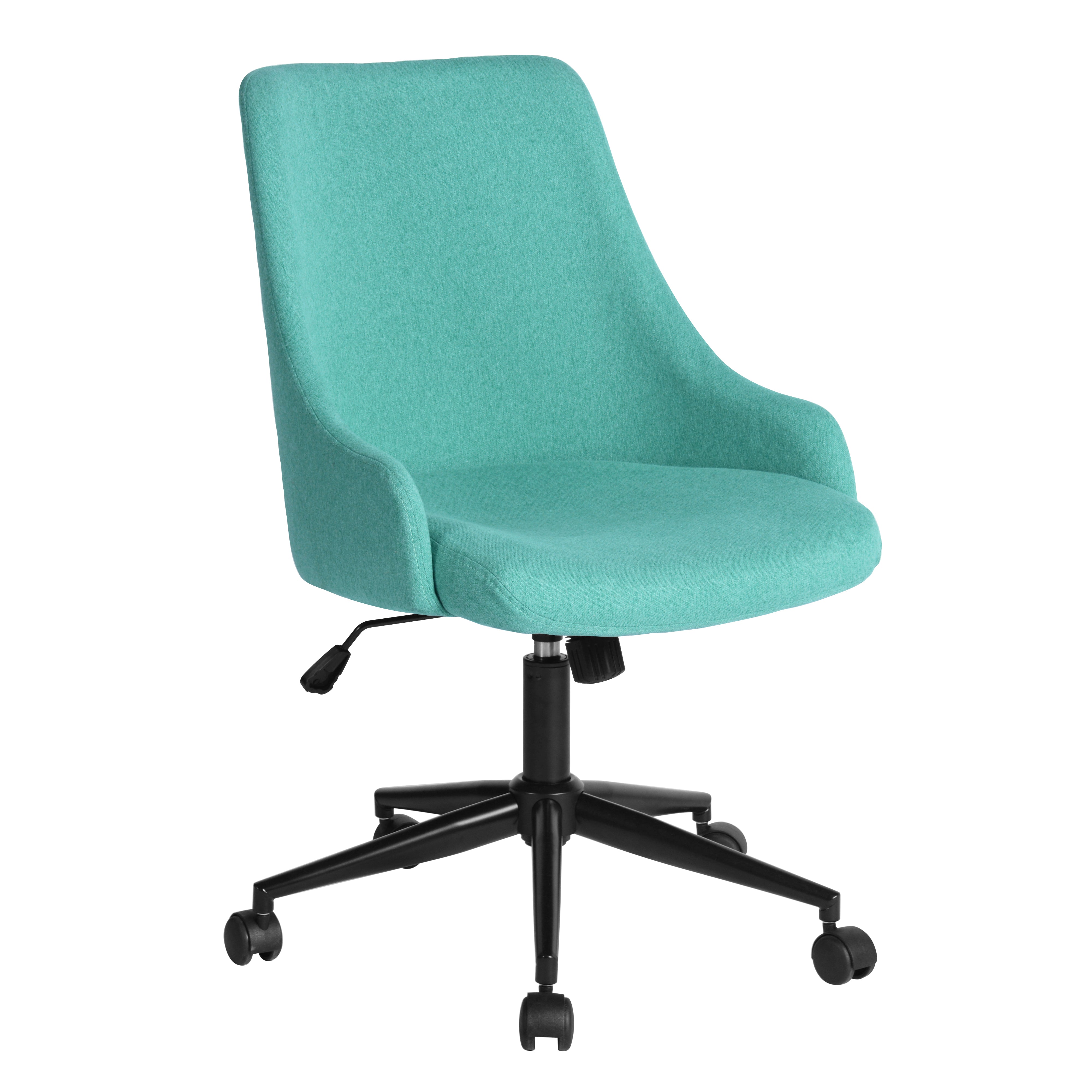 Homy Casa NACHI Ergonomic Fabric Office Chair with Adjustable Height, Green, Open Box