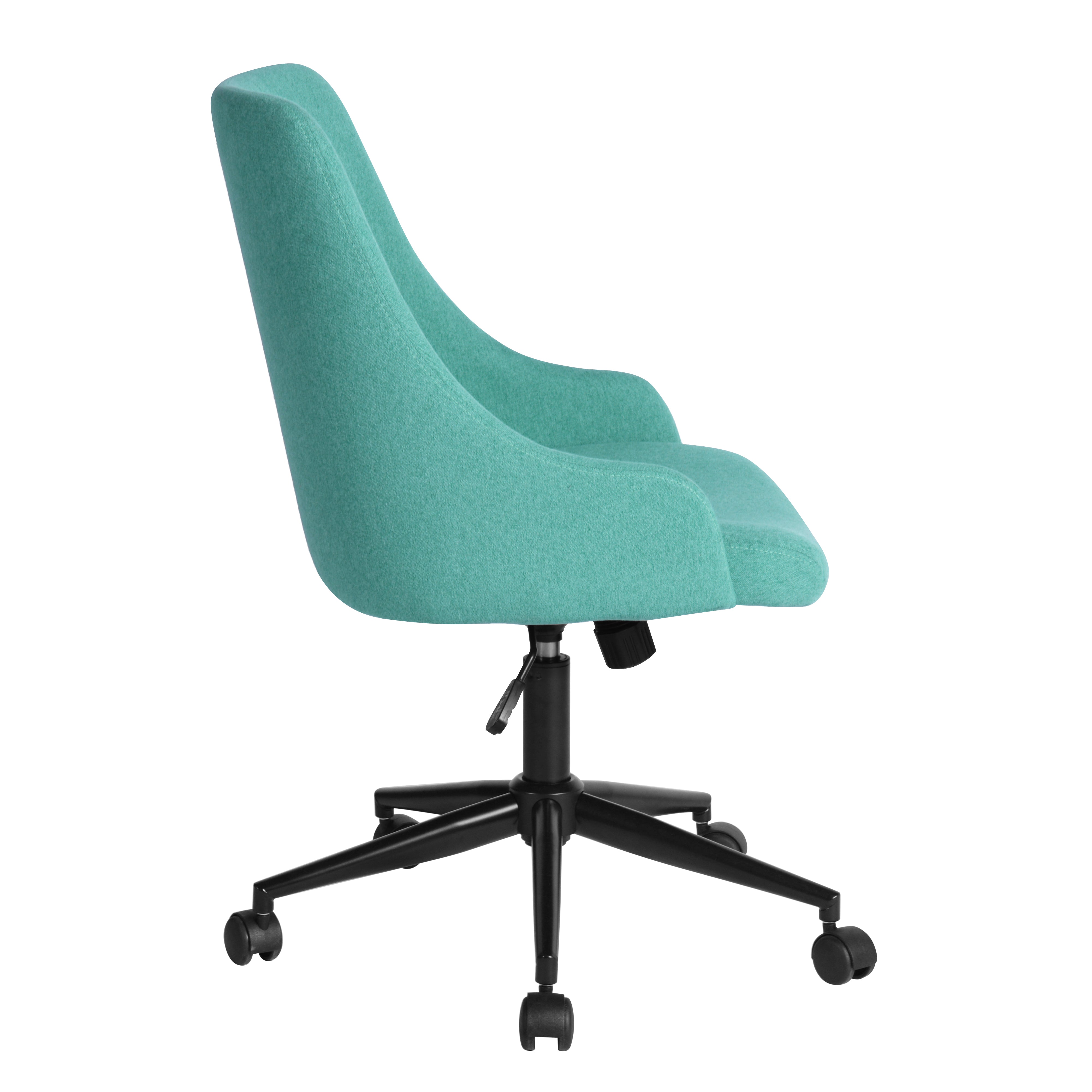 Homy Casa NACHI Ergonomic Fabric Office Chair with Adjustable Height, Green, Open Box