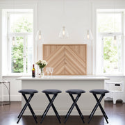 Newport Foldable PVC Stool Set