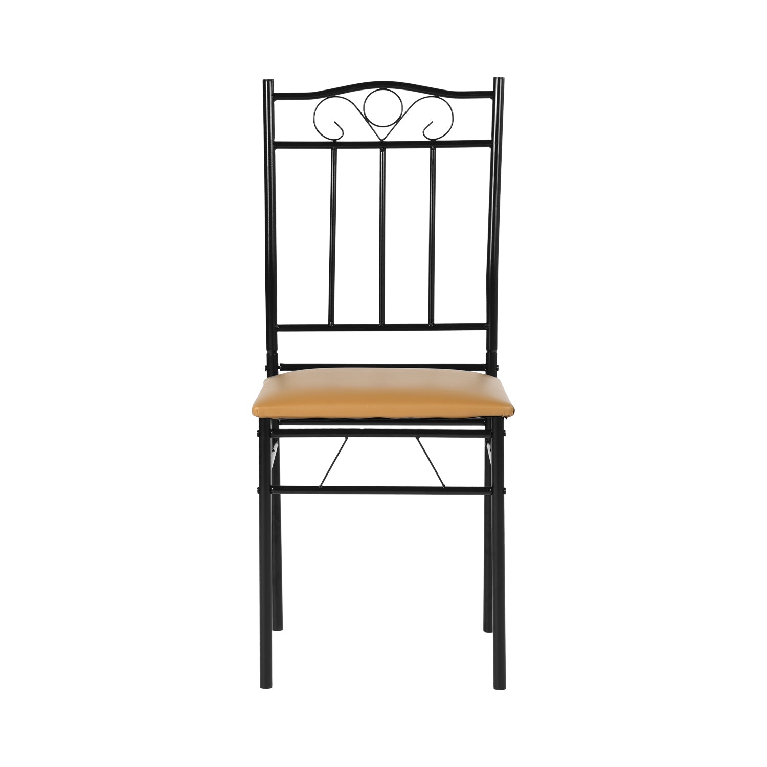 Homy Casa NORSEMAN Beech Dining Set 55.1" Table with 6 Chairs for Kitchen & Dining Room