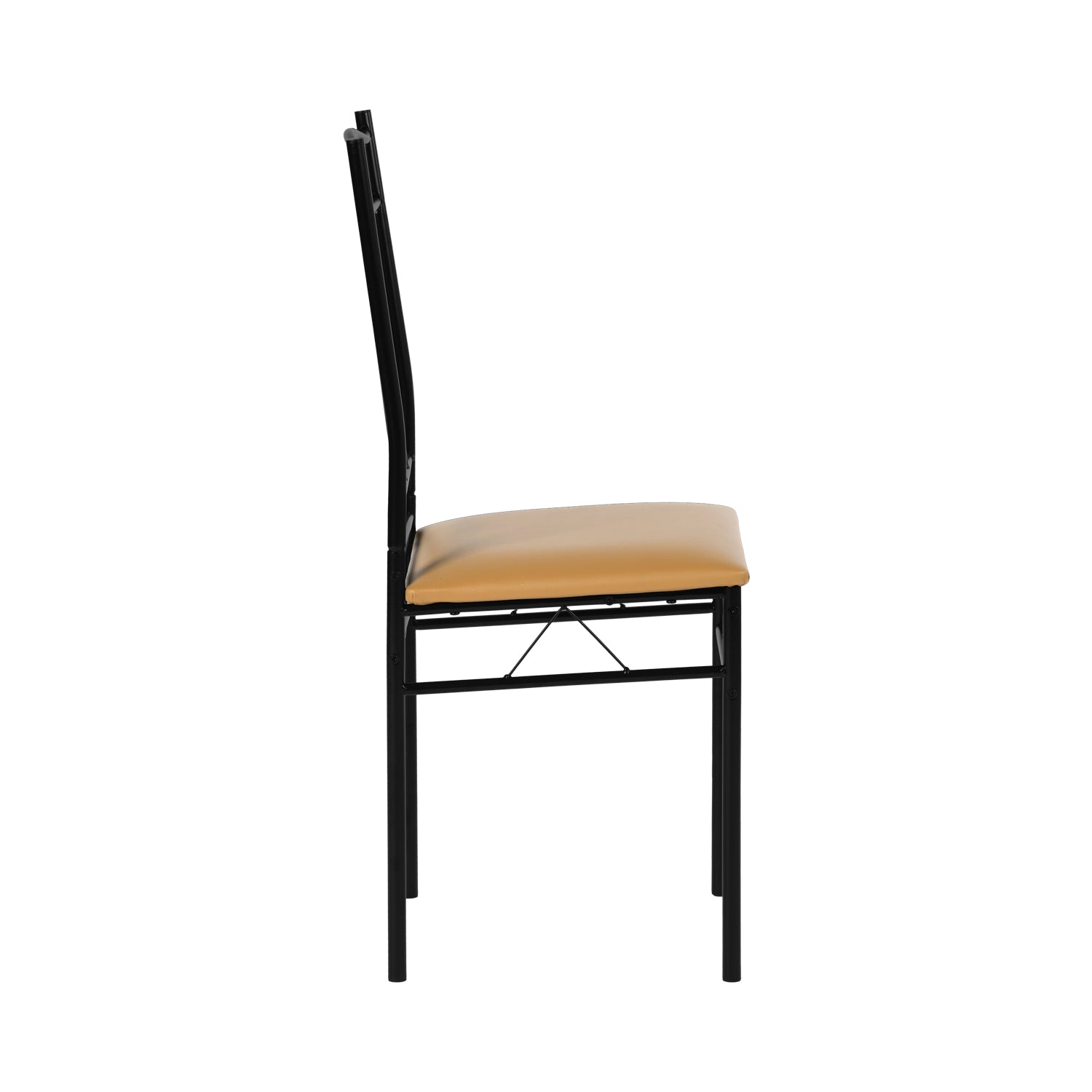 Homy Casa NORSEMAN Beech Dining Set 55.1" Table with 6 Chairs for Kitchen & Dining Room