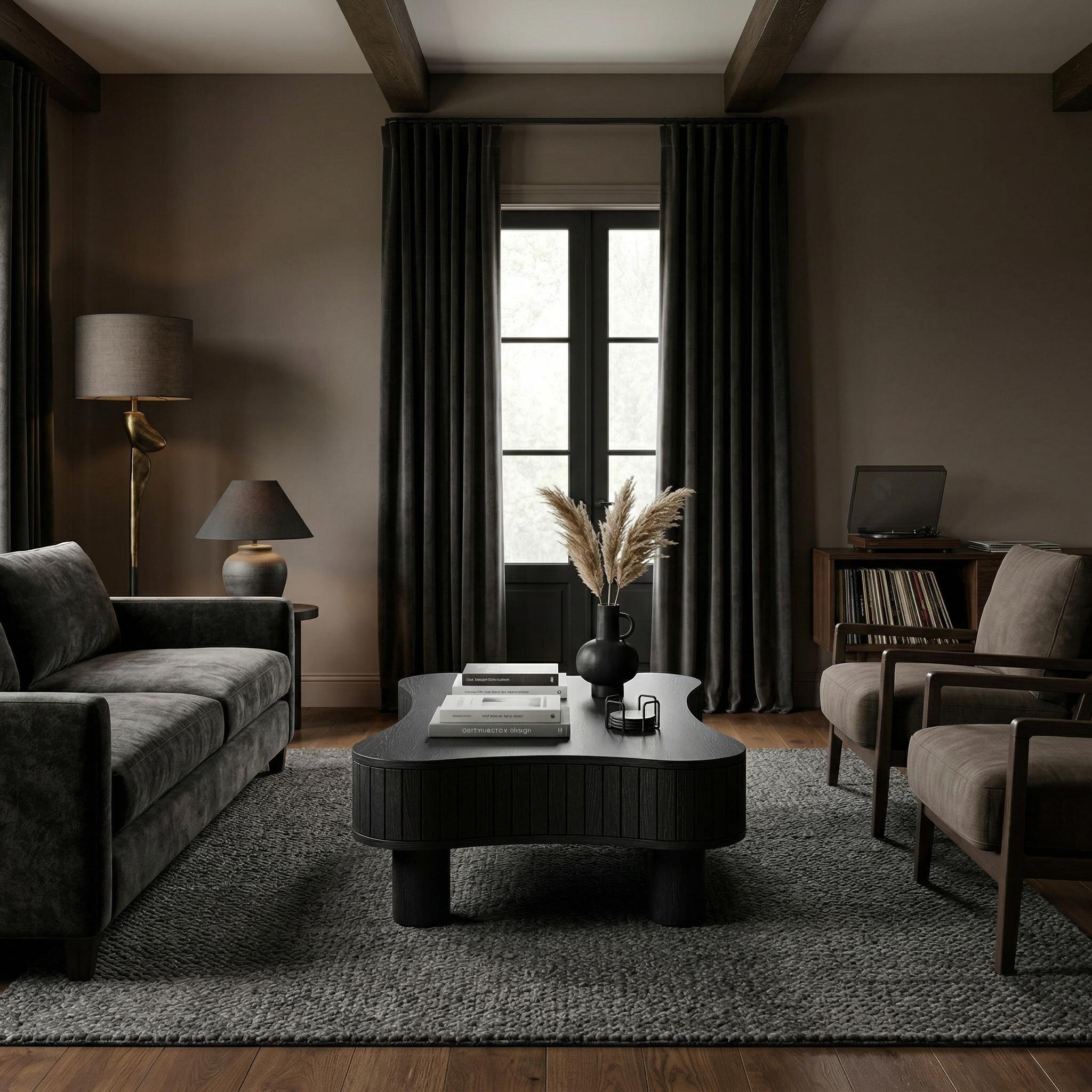 Nantes 42" Lift-Top Coffee Table with Hidden Storage and Fluted Base