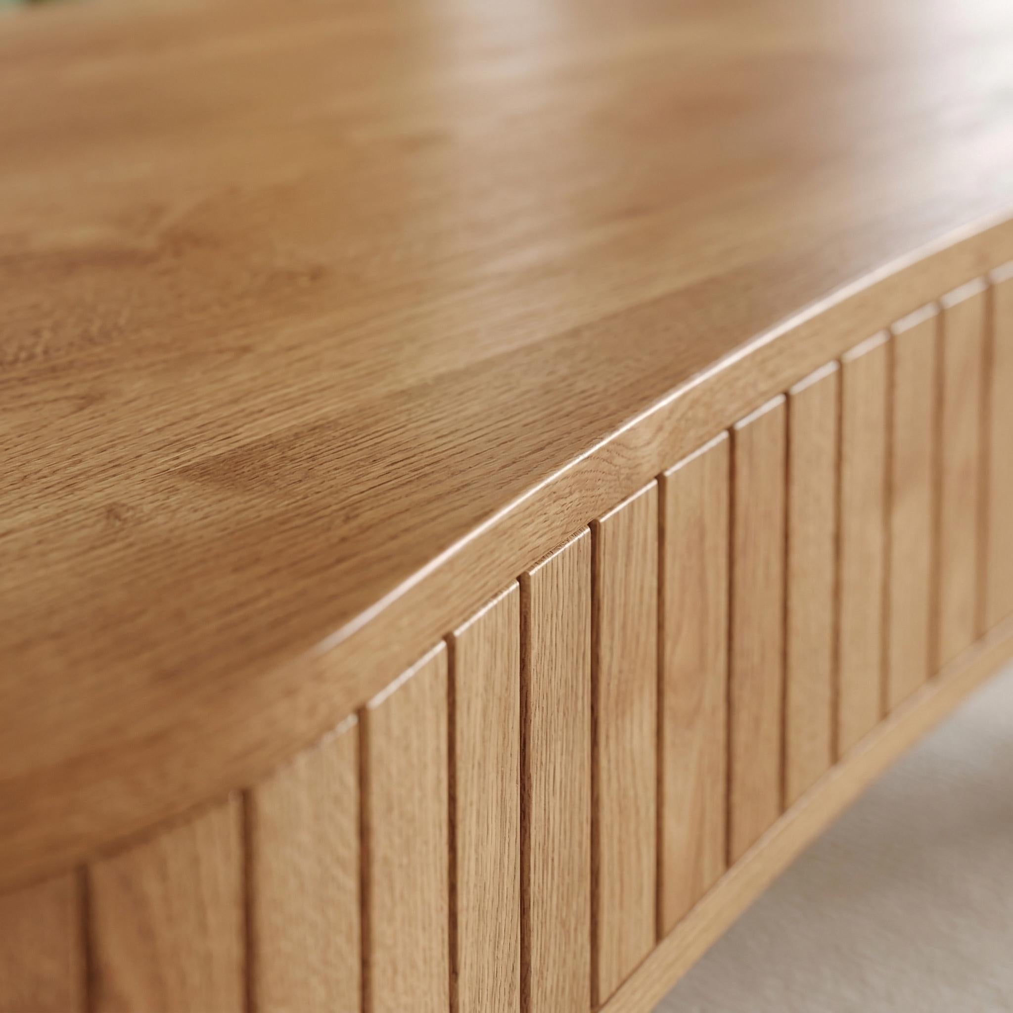 Nantes 42" Lift-Top Coffee Table with Hidden Storage and Fluted Base