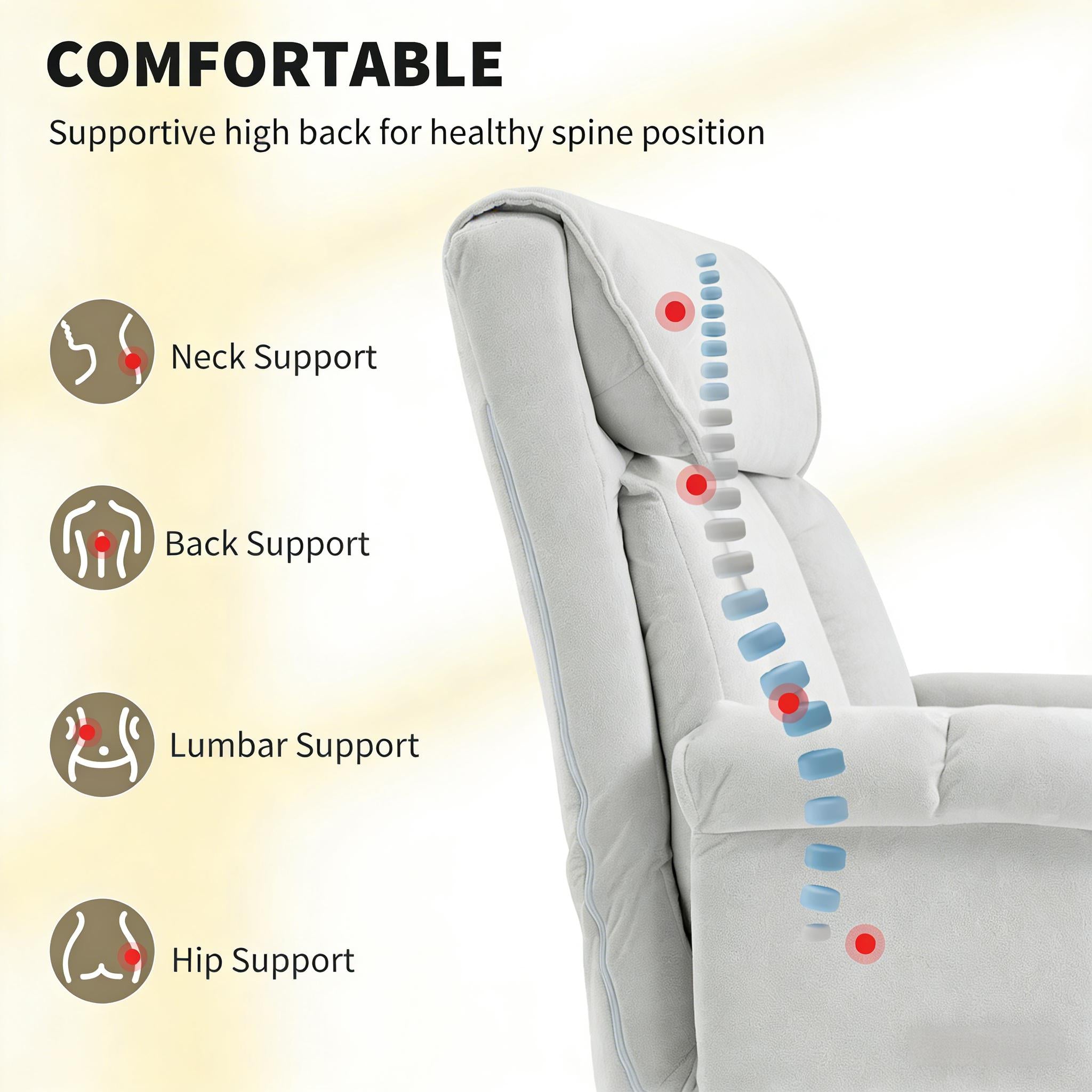 Navor Upholstered Reclining Office Chair with Retractable Footrest