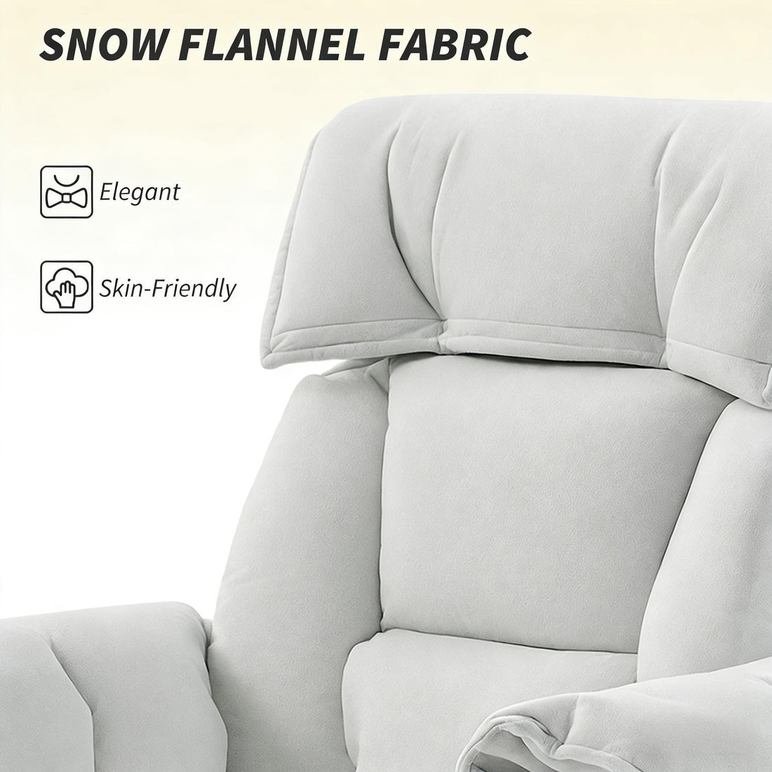 Snow Flannel Upholstery