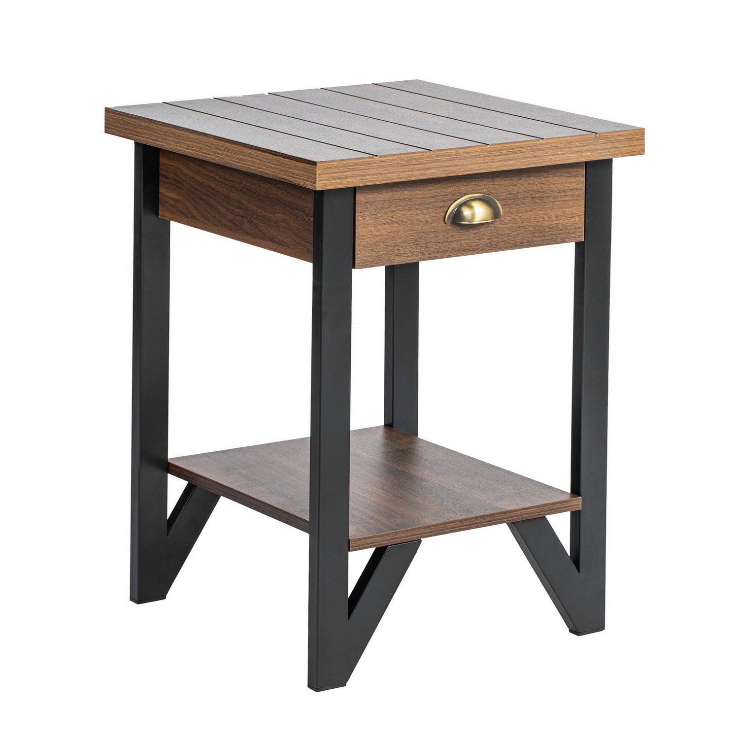 Homy Casa OFORI Night Stand Modern Bedside Table for Bedroom Storage Open Box
