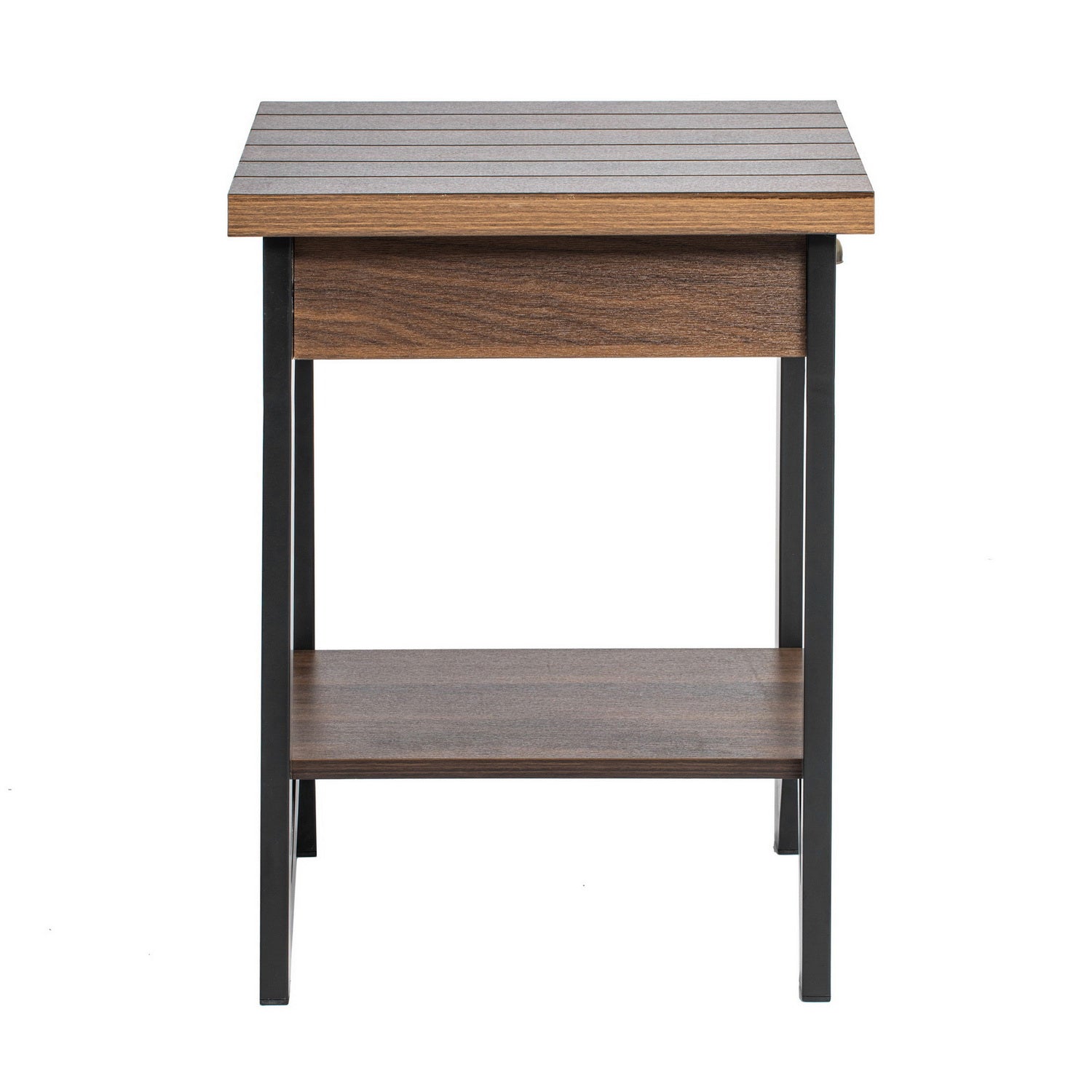 Homy Casa OFORI Night Stand Modern Bedside Table for Bedroom Storage Open Box