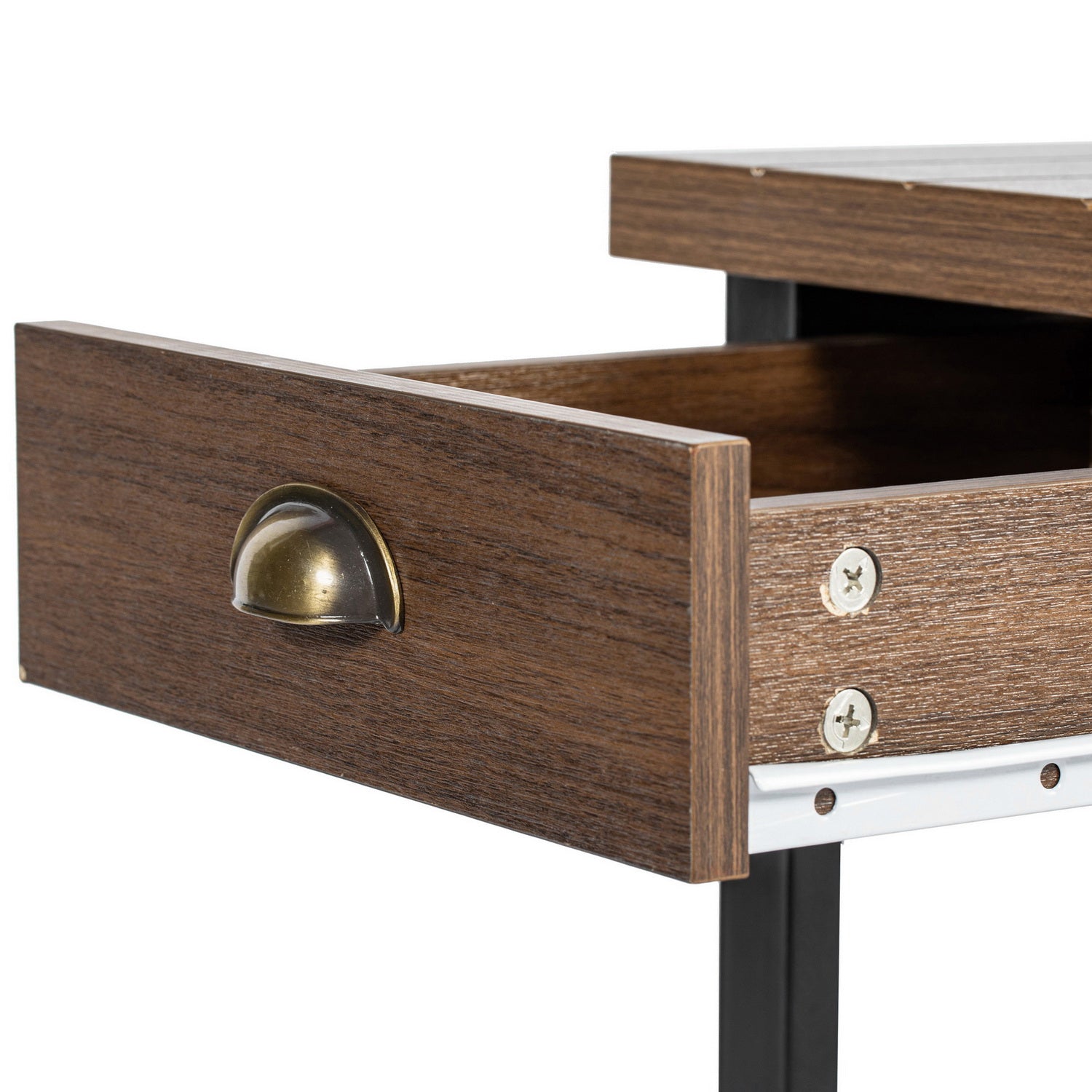 Homy Casa OFORI Night Stand Modern Bedside Table for Bedroom Storage Open Box