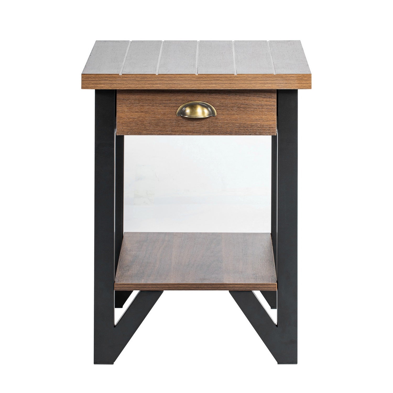 Homy Casa OFORI Night Stand Modern Bedside Table for Bedroom Storage Open Box
