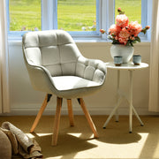 Onsevig Beige Upholstery Swivel Accent ArmChair