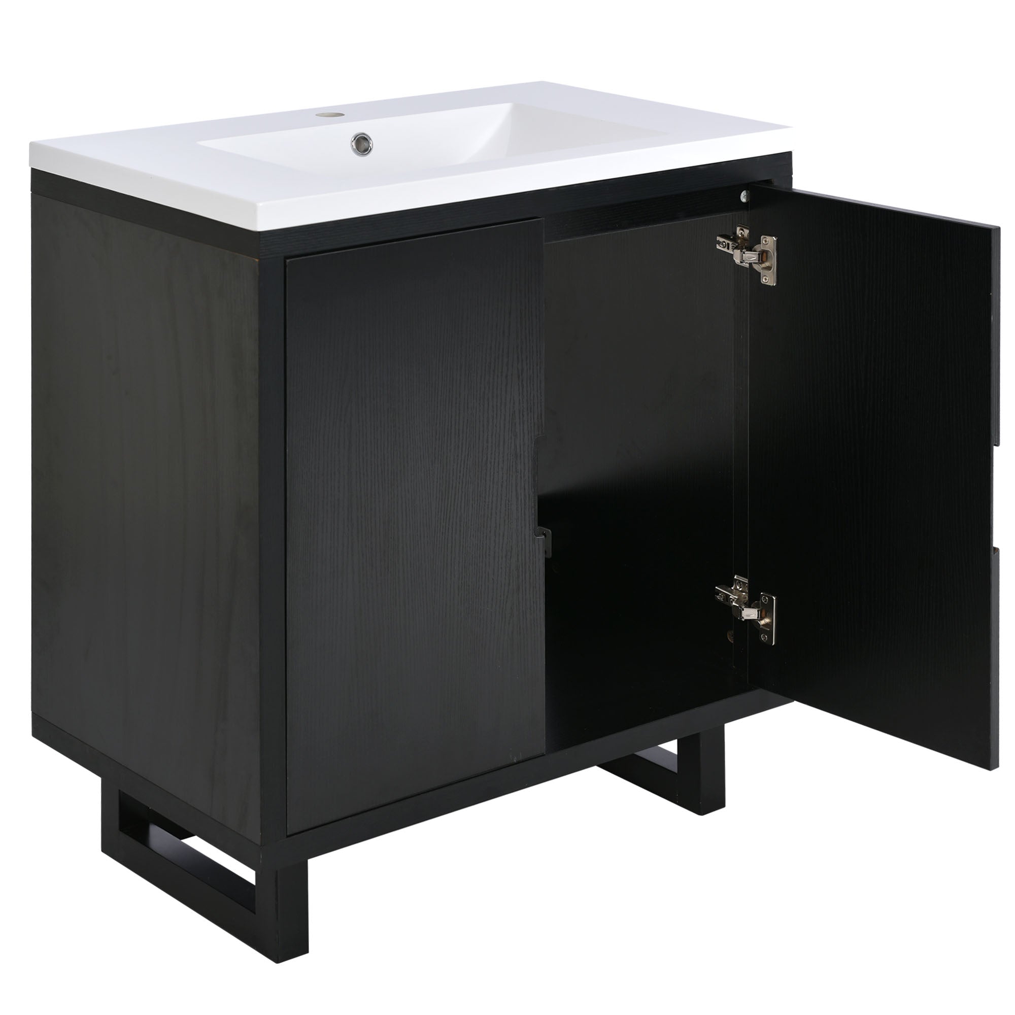 Rotorua 30" Freestanding Bathroom Vanity with Sink and Storage Cabinet