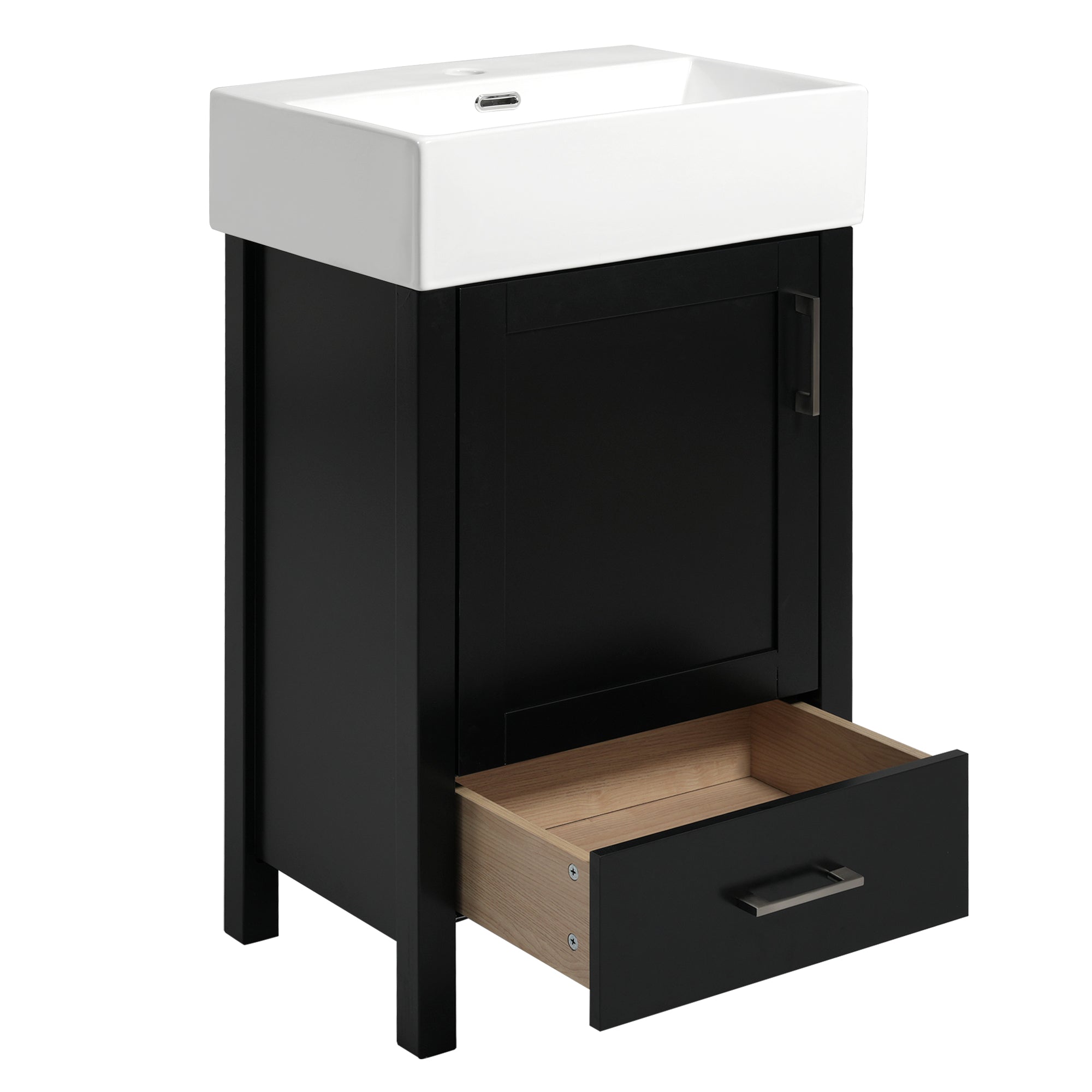 Arenal 20" Bathroom Vanity Ceramic Sink and Storage Cabinet